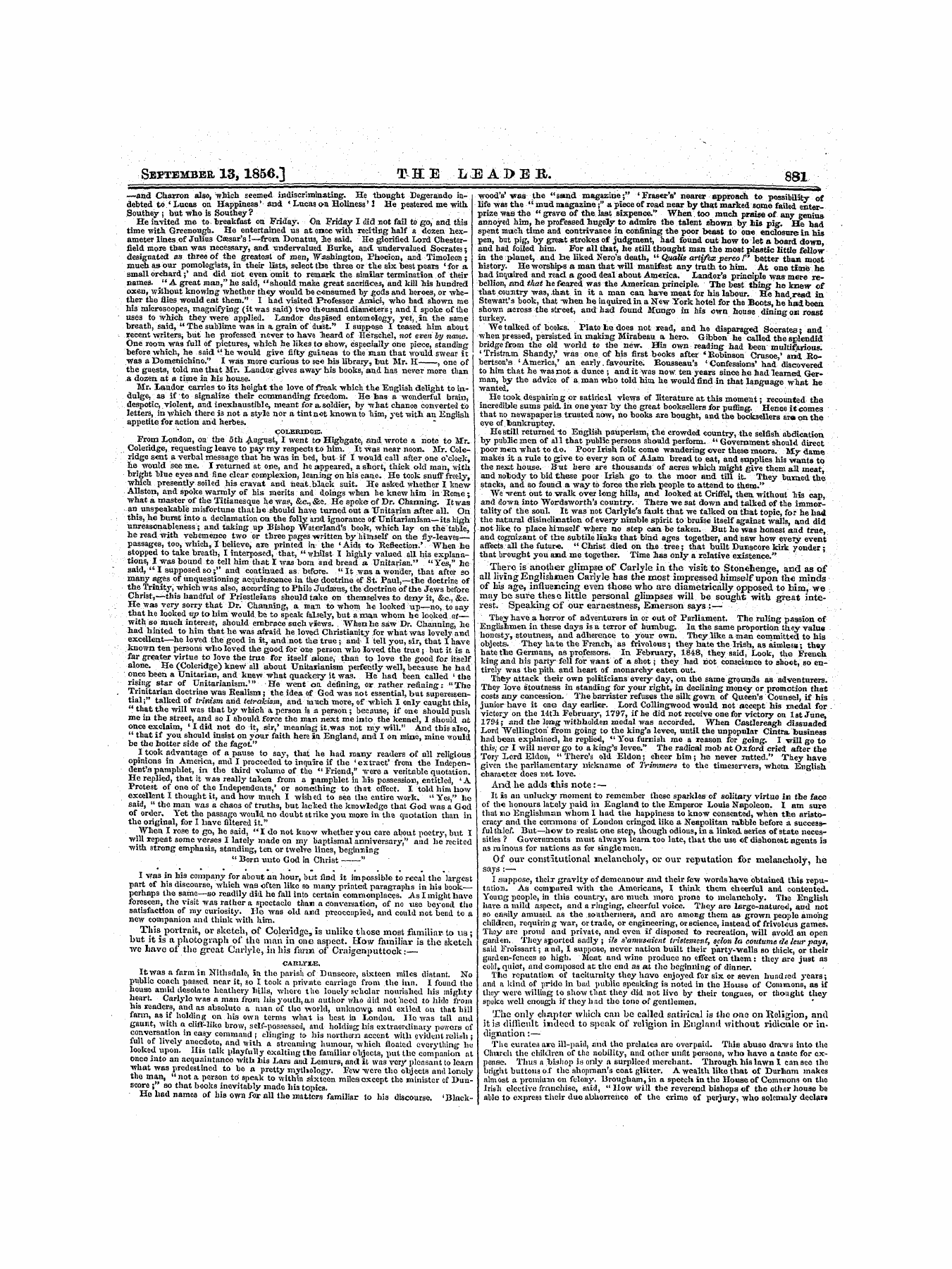 Leader (1850-1860): jS F Y, 1st edition: 17