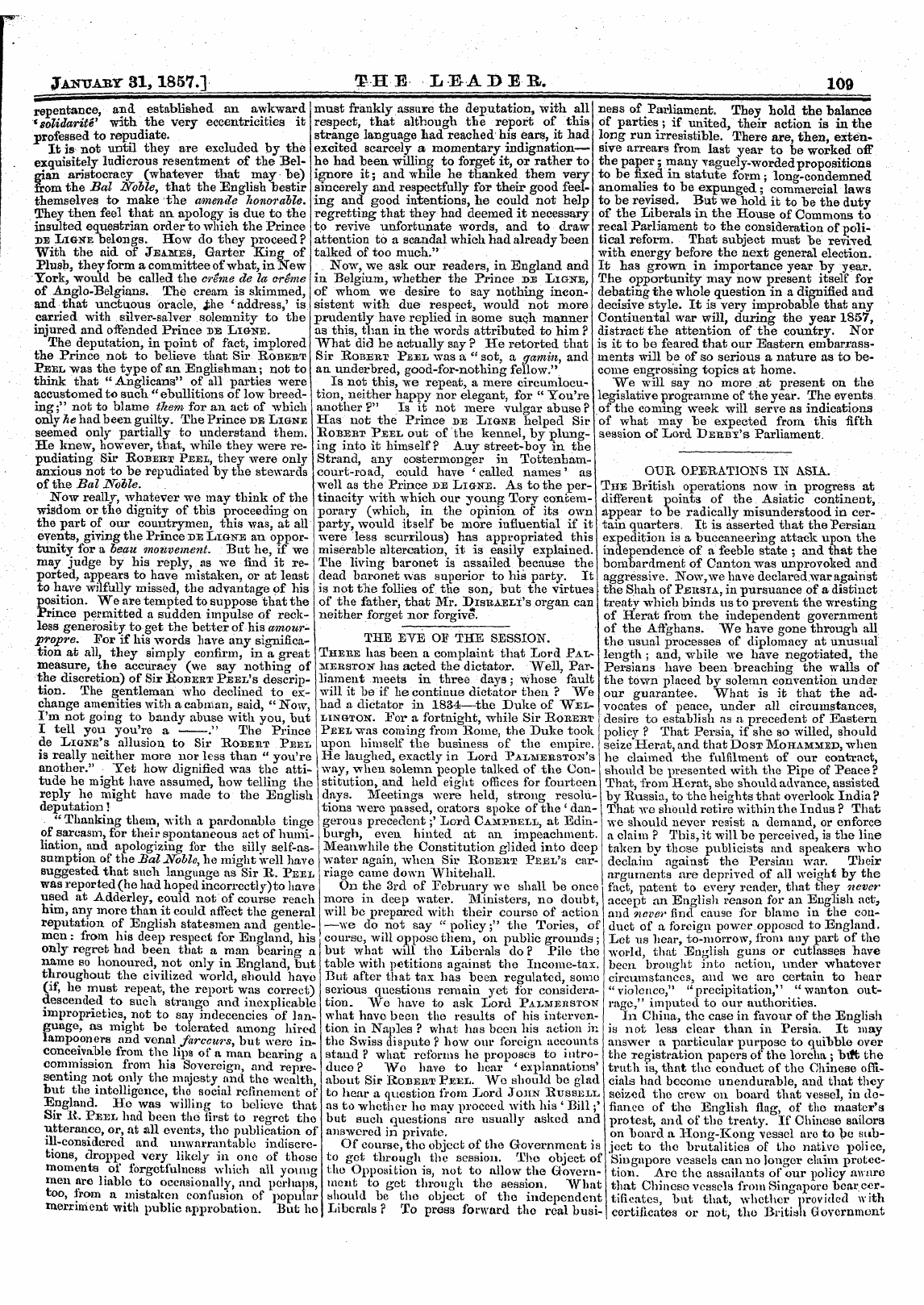 Leader (1850-1860): jS F Y, 1st edition - Untitled Article