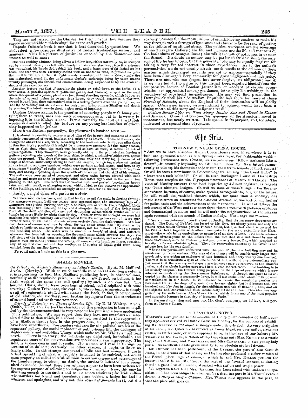 Leader (1850-1860): jS F Y, 1st edition - Untitled Article