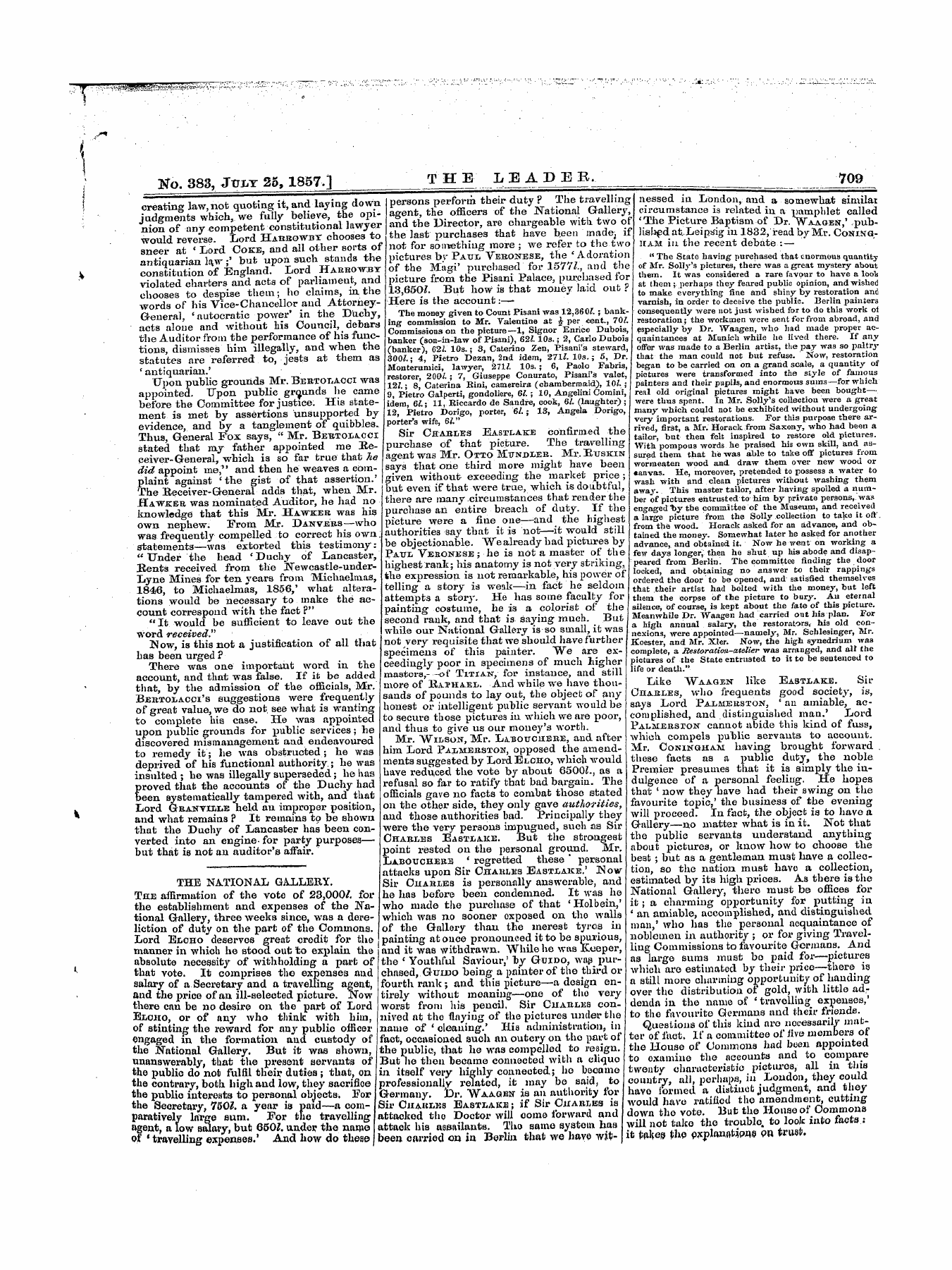 Leader (1850-1860): jS F Y, 1st edition: 13