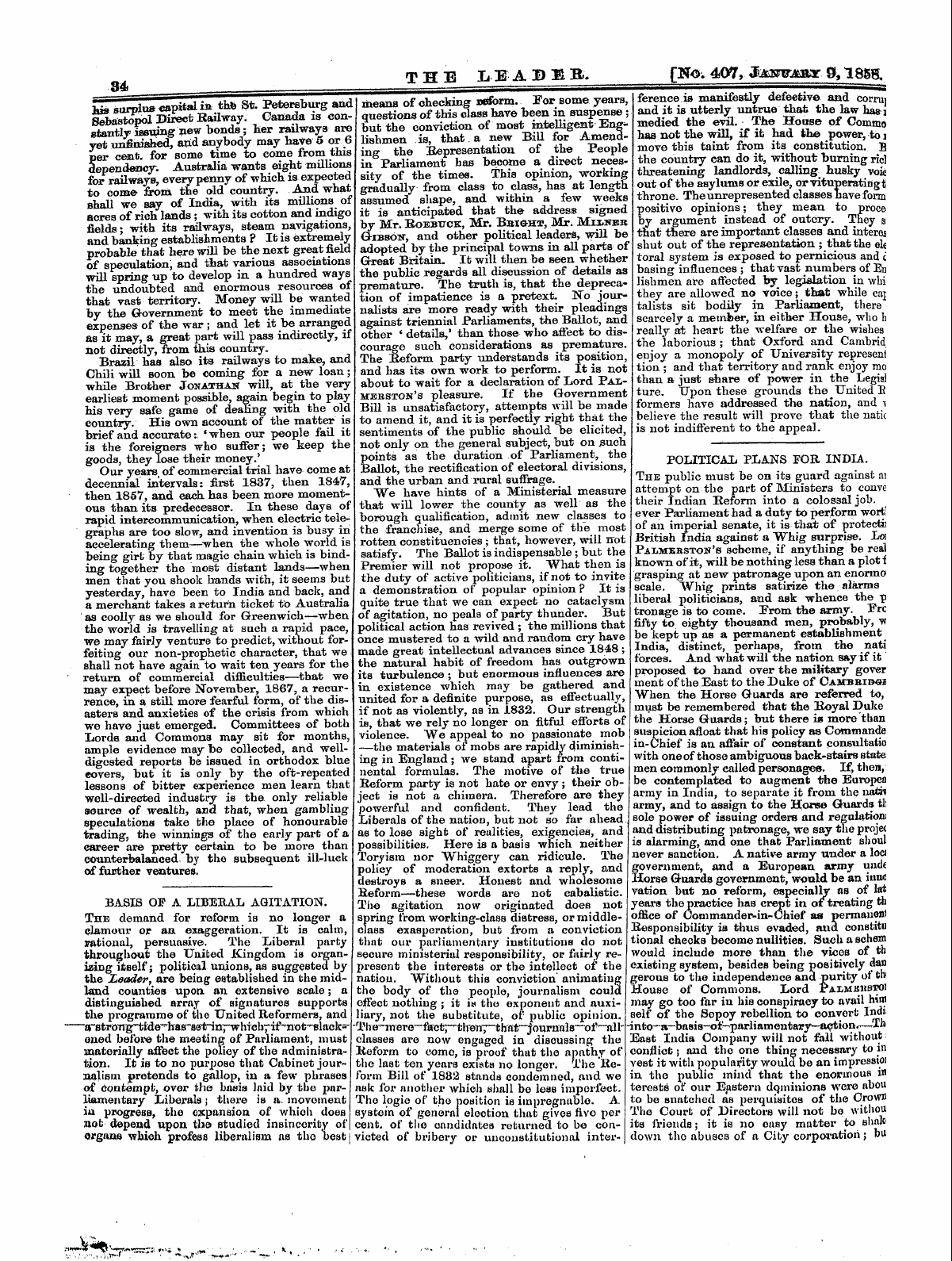 Leader (1850-1860): jS F Y, 1st edition: 10