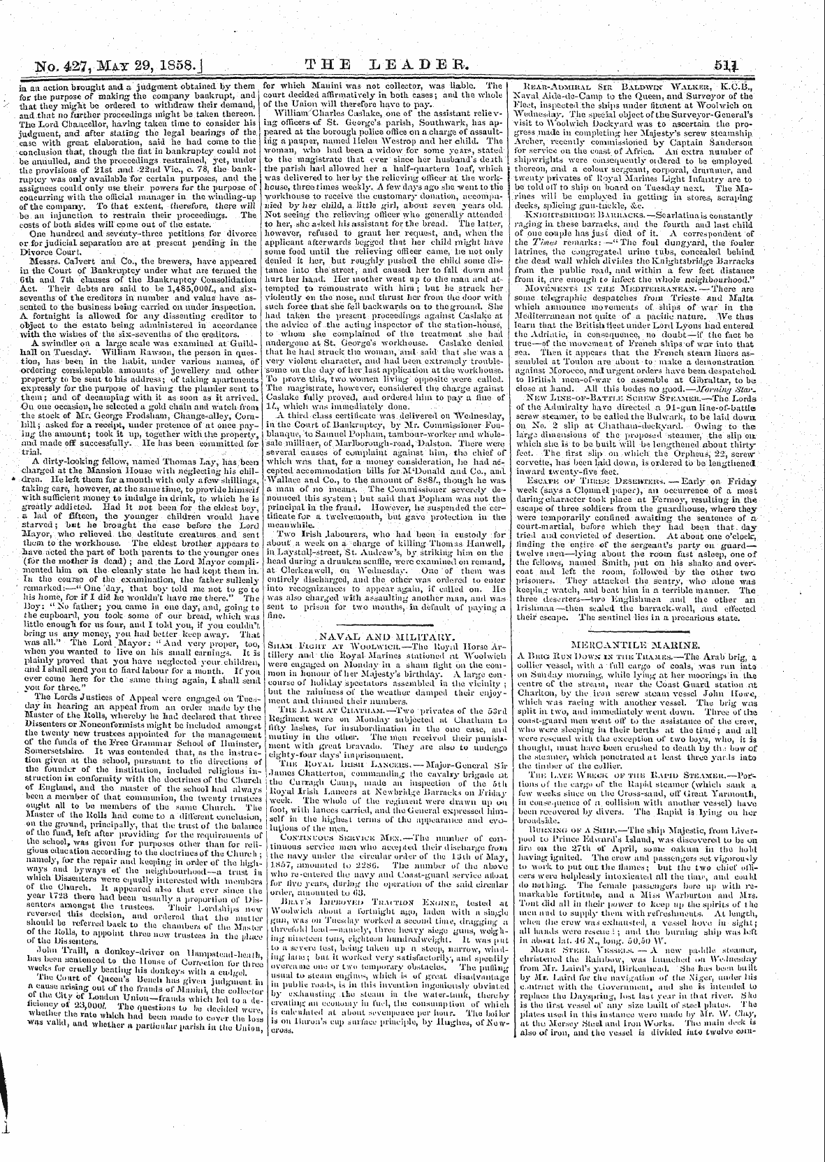 Leader (1850-1860): jS F Y, 1st edition: 7