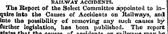 RAirAVAY ACCIDENTS. The Report of the Se...
