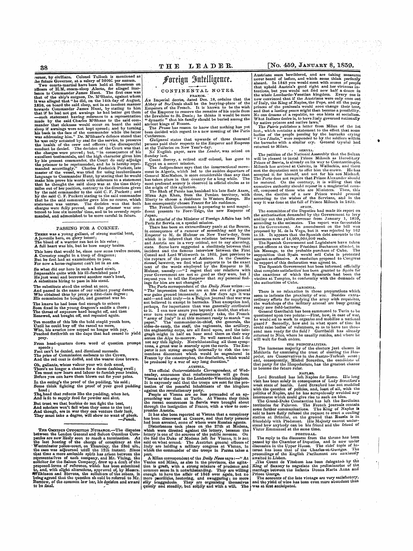 Leader (1850-1860): jS F Y, 1st edition - Untitled Article