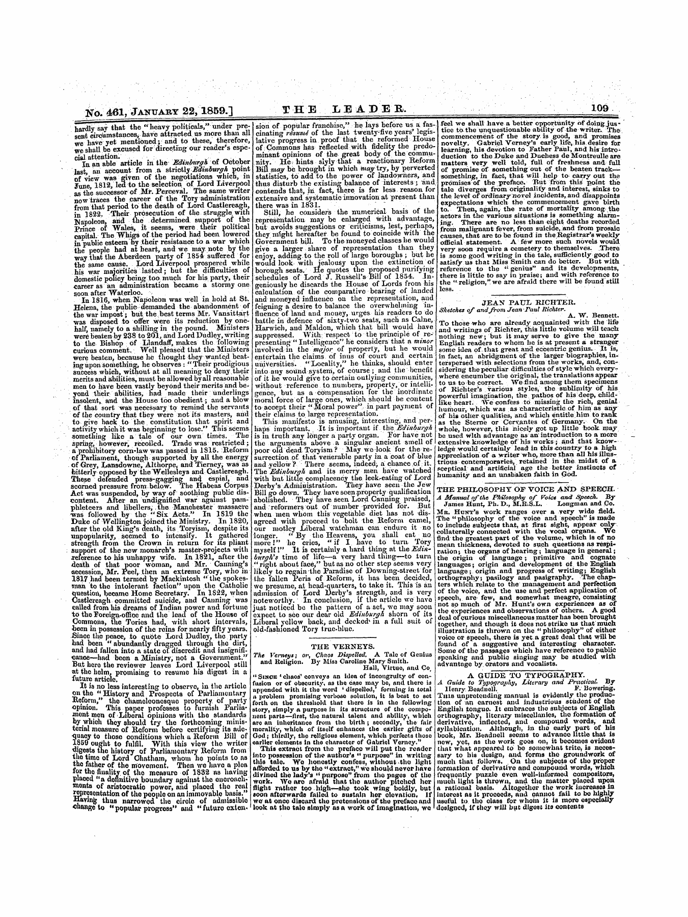 Leader (1850-1860): jS F Y, 1st edition - Untitled Article