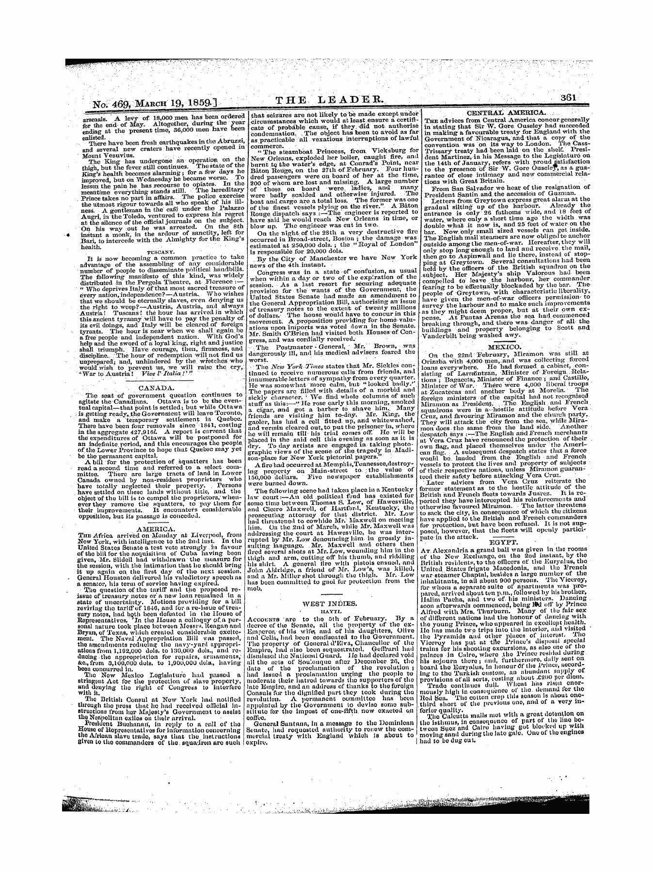 Leader (1850-1860): jS F Y, 1st edition - Untitled Article