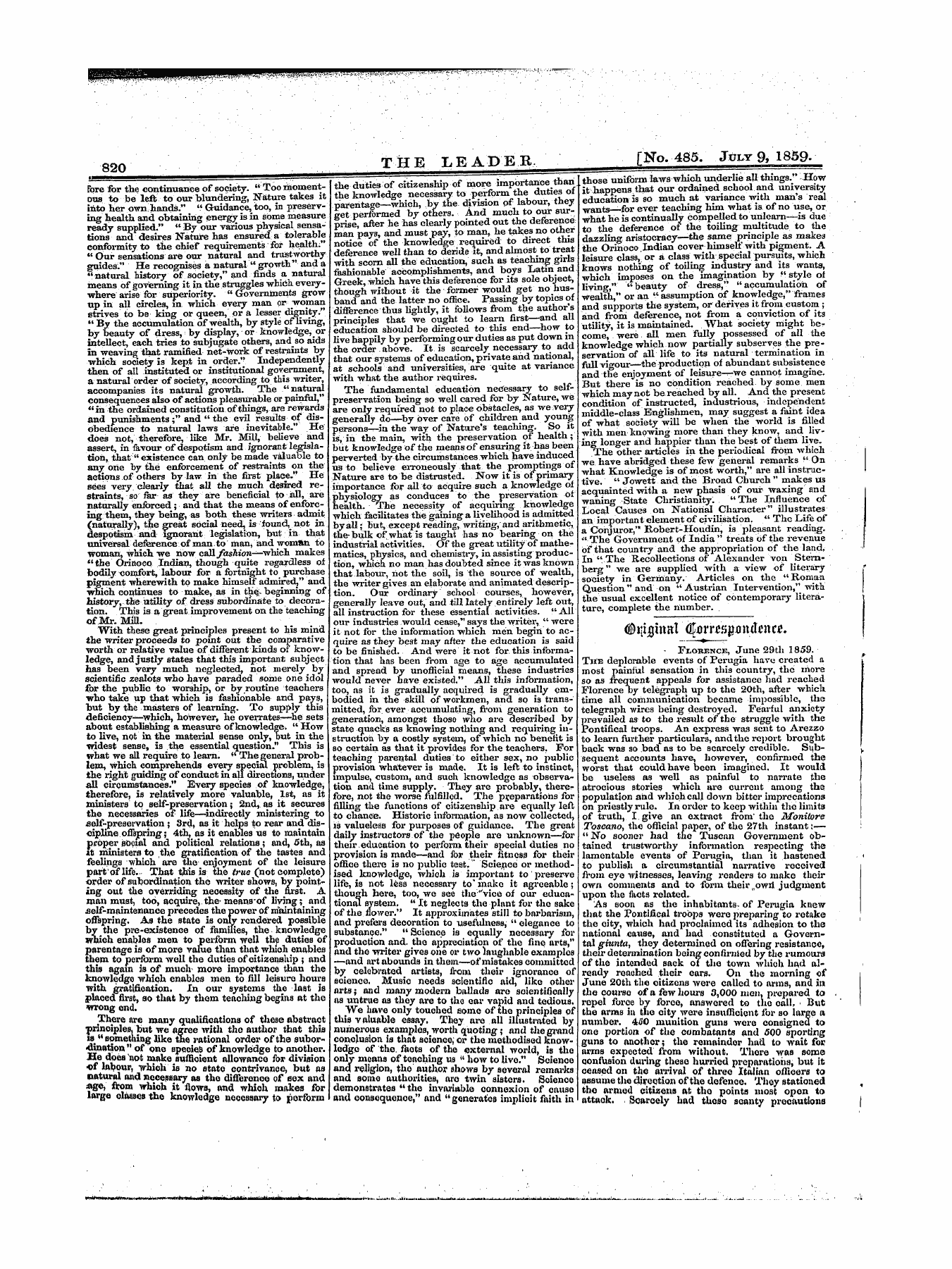 Leader (1850-1860): jS F Y, 1st edition - &Gt;Sn ? • T ' Ar T (Dlmutkl Q\&Gt;Qyyts#Q)U\Nct. — !L -*- -