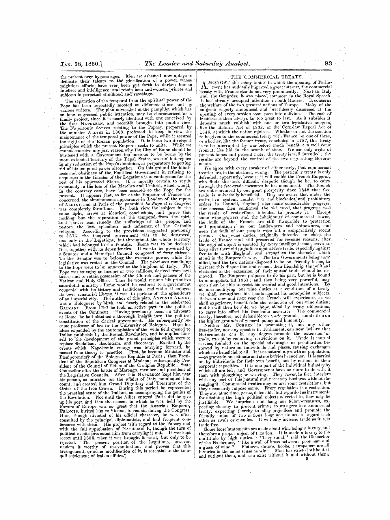 Leader (1850-1860): jS F Y, 1st edition - Untitled Article