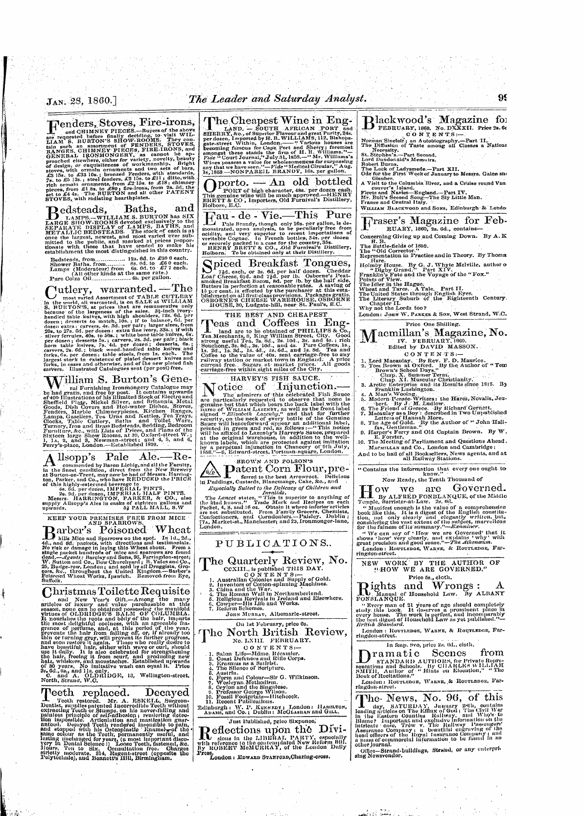 Leader (1850-1860): jS F Y, 1st edition - Untitled Article