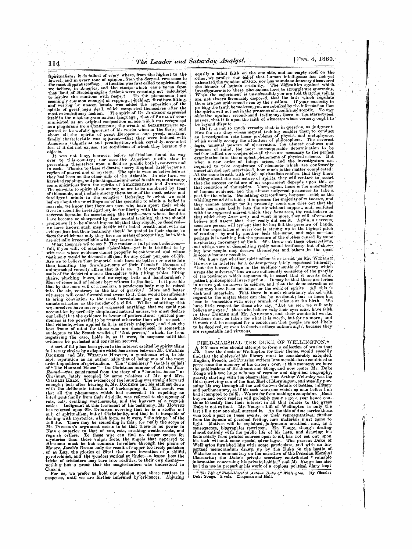 Leader (1850-1860): jS F Y, 1st edition - Untitled Article