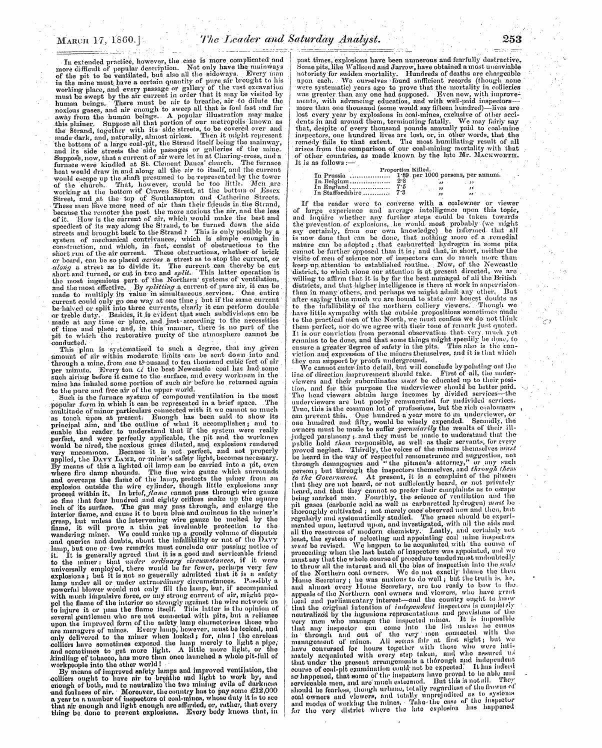 Leader (1850-1860): jS F Y, 1st edition - Untitled Article