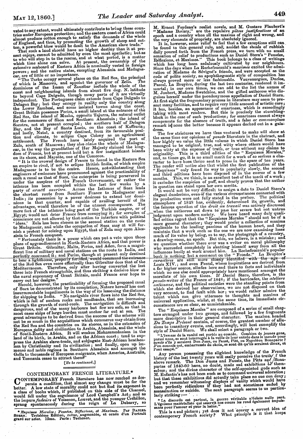 Leader (1850-1860): jS F Y, 1st edition: 13