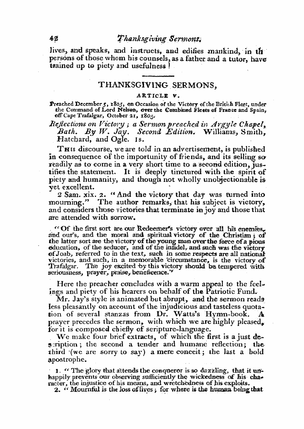 Monthly Repository (1806-1838) and Unitarian Chronicle (1832-1833): F Y, 1st edition - Untitled Article