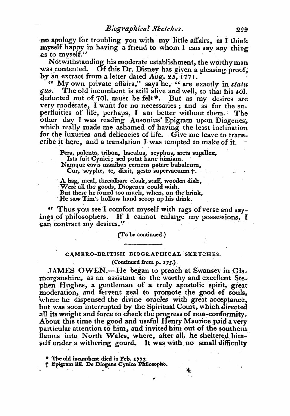 Monthly Repository (1806-1838) and Unitarian Chronicle (1832-1833): F Y, 1st edition - Untitled Article