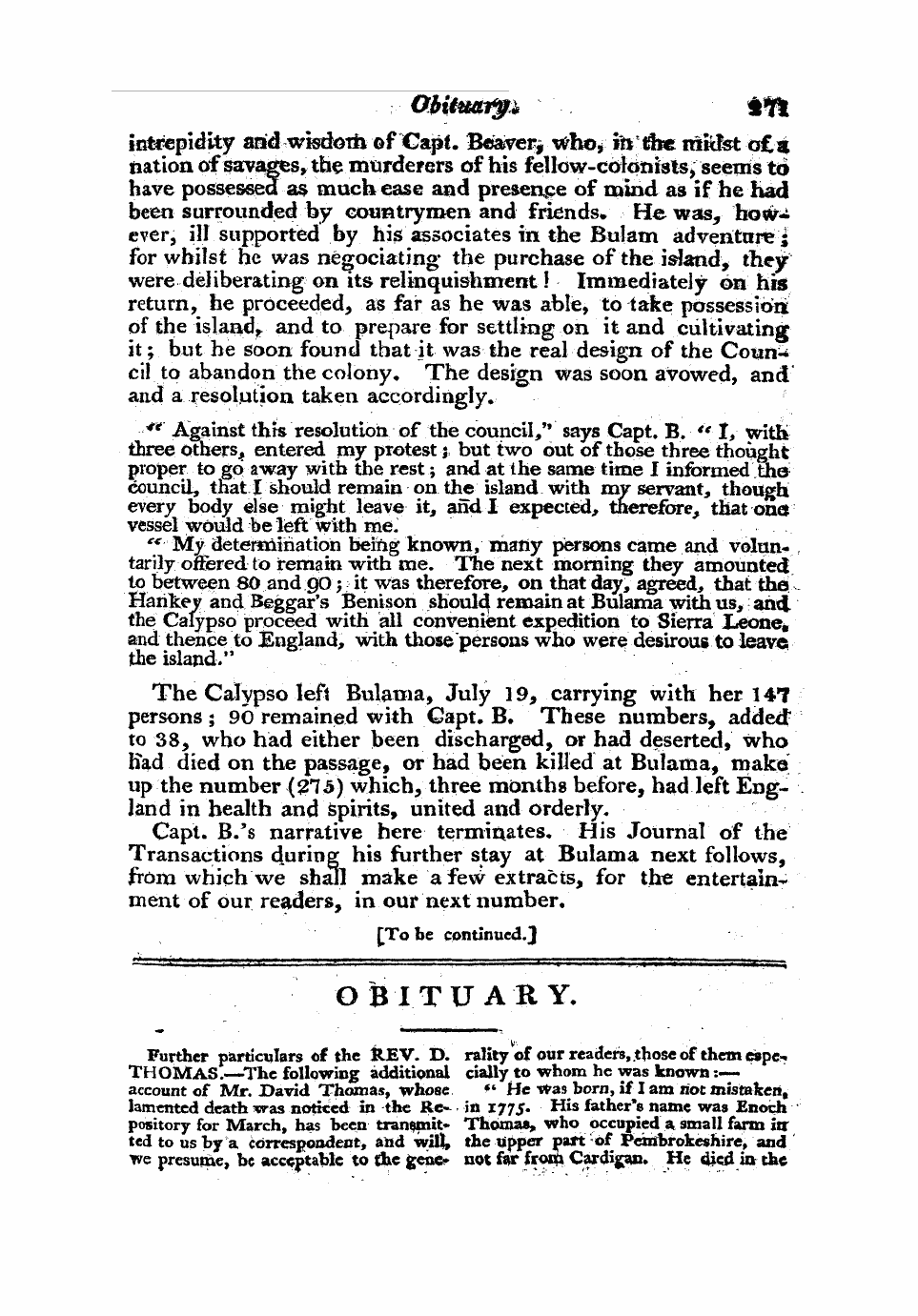 Monthly Repository (1806-1838) and Unitarian Chronicle (1832-1833): F Y, 1st edition - Untitled Article