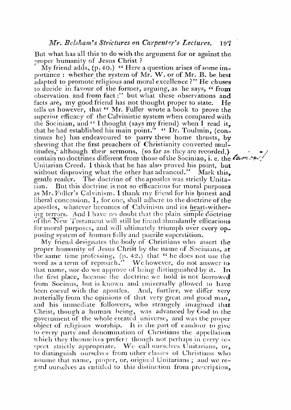 Monthly Repository (1806-1838) and Unitarian Chronicle (1832-1833): F Y, 1st edition - Untitled Article