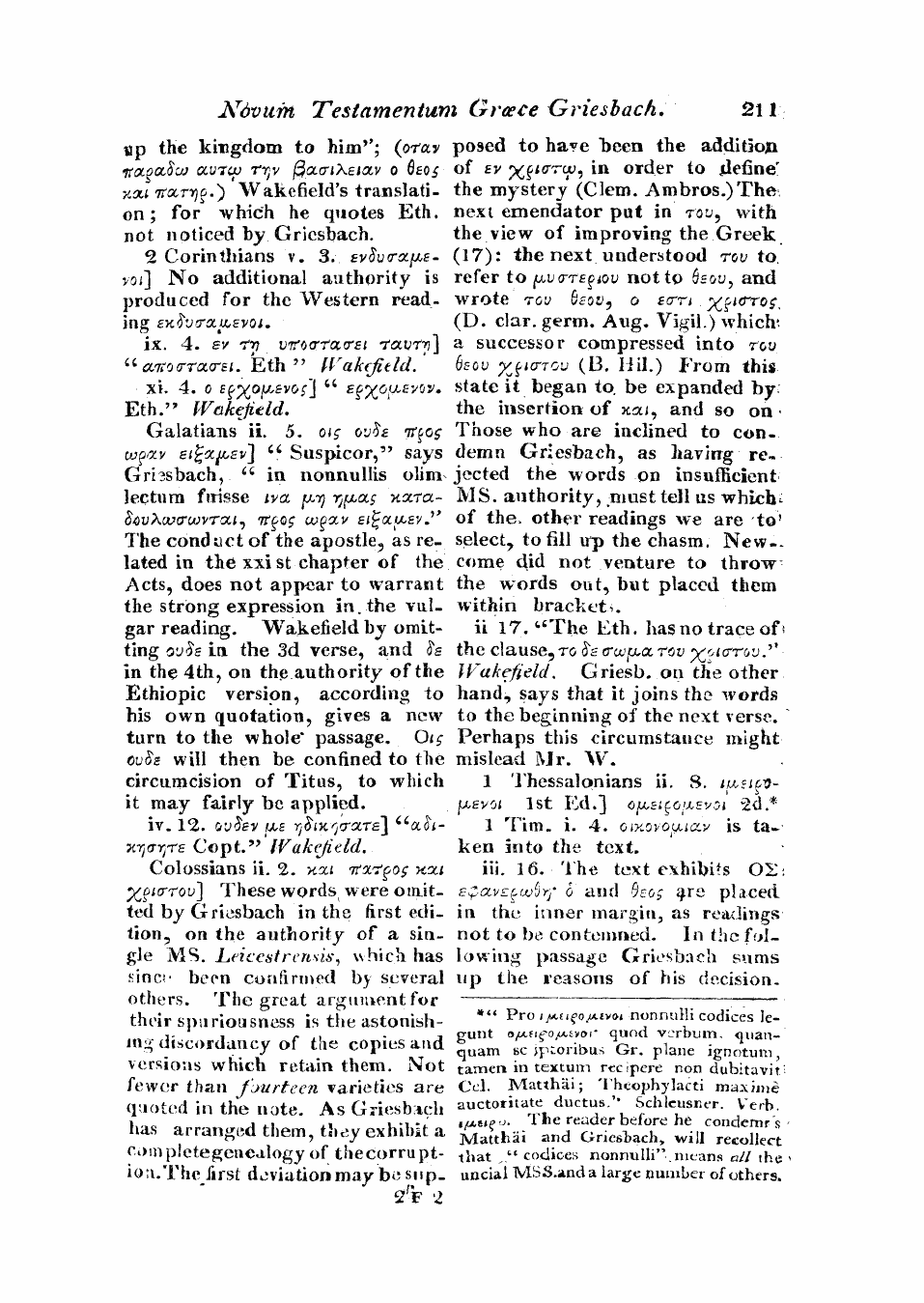 Monthly Repository (1806-1838) and Unitarian Chronicle (1832-1833): F Y, 1st edition - Untitled Article