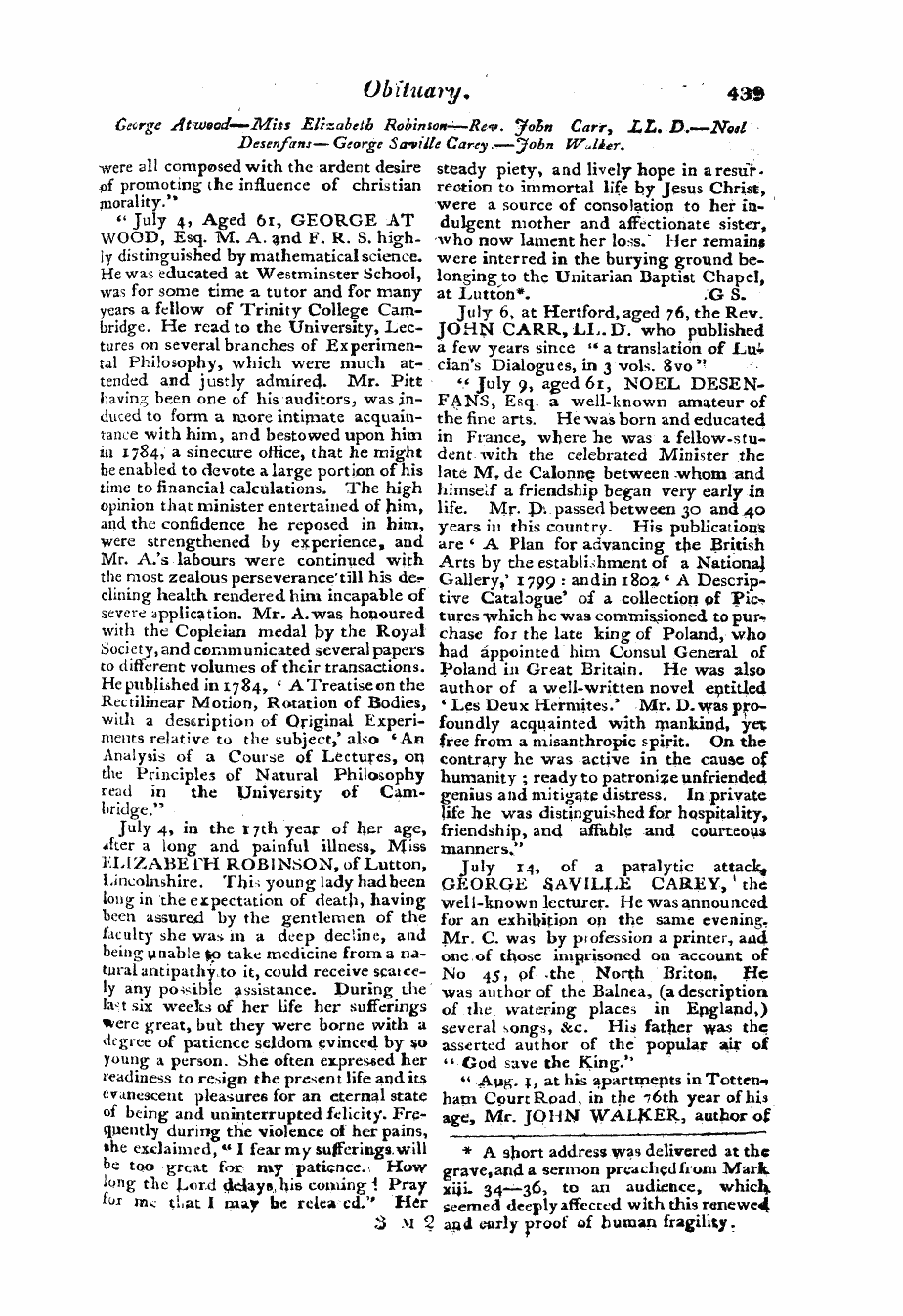 Monthly Repository (1806-1838) and Unitarian Chronicle (1832-1833): F Y, 1st edition: 43