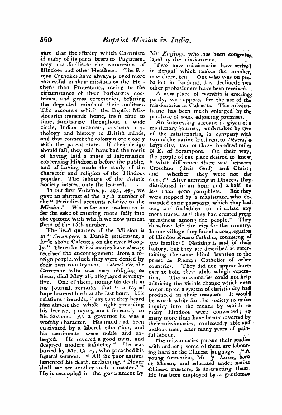 Monthly Repository (1806-1838) and Unitarian Chronicle (1832-1833): F Y, 1st edition - Untitled Article