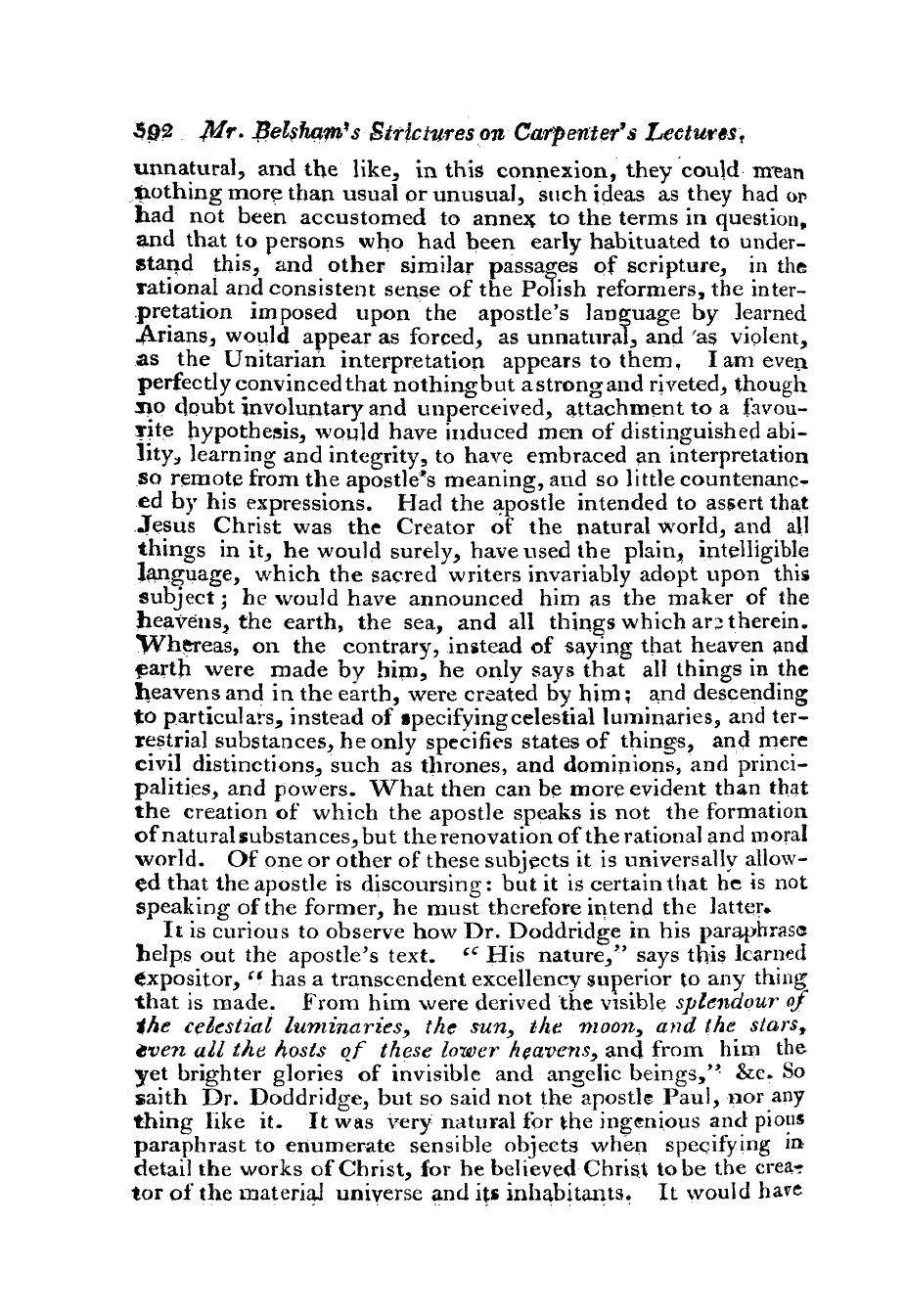 Monthly Repository (1806-1838) and Unitarian Chronicle (1832-1833): F Y, 1st edition - Untitled Article