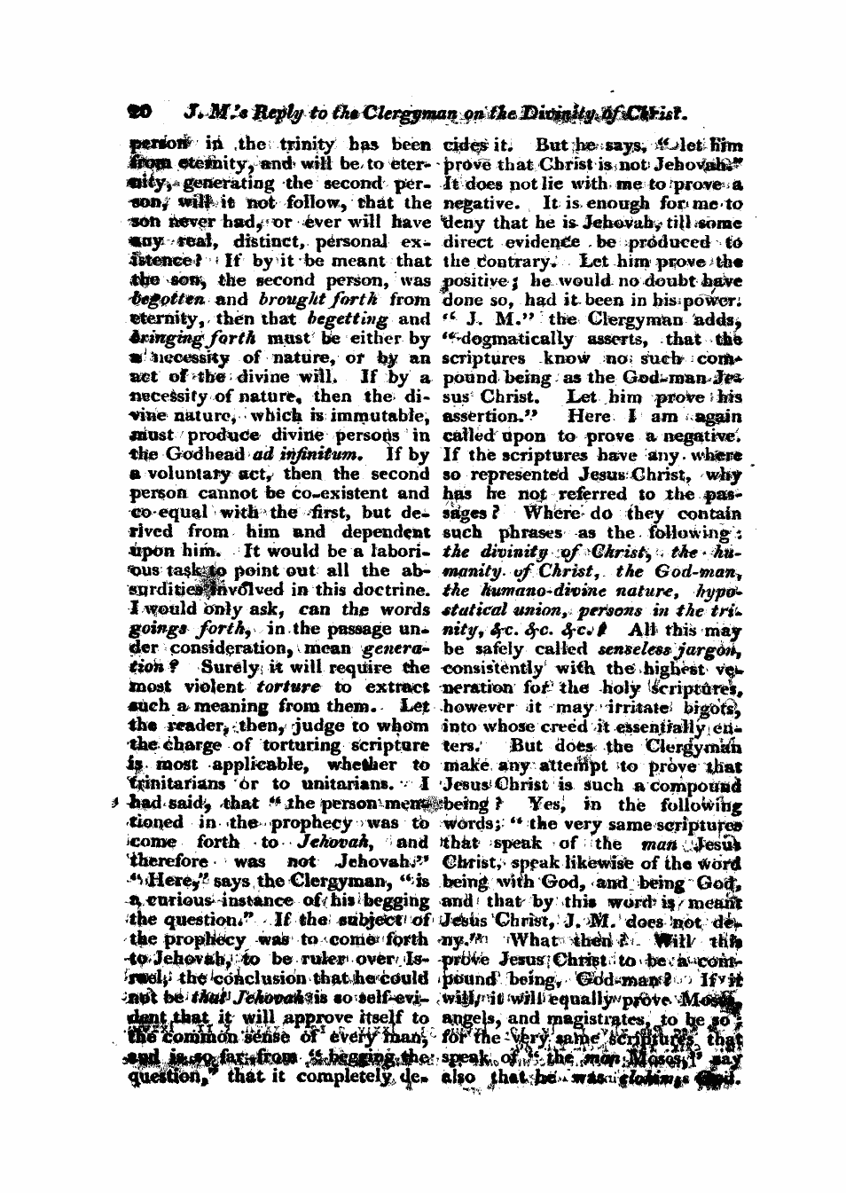 Monthly Repository (1806-1838) and Unitarian Chronicle (1832-1833): F Y, 1st edition - Untitled Article