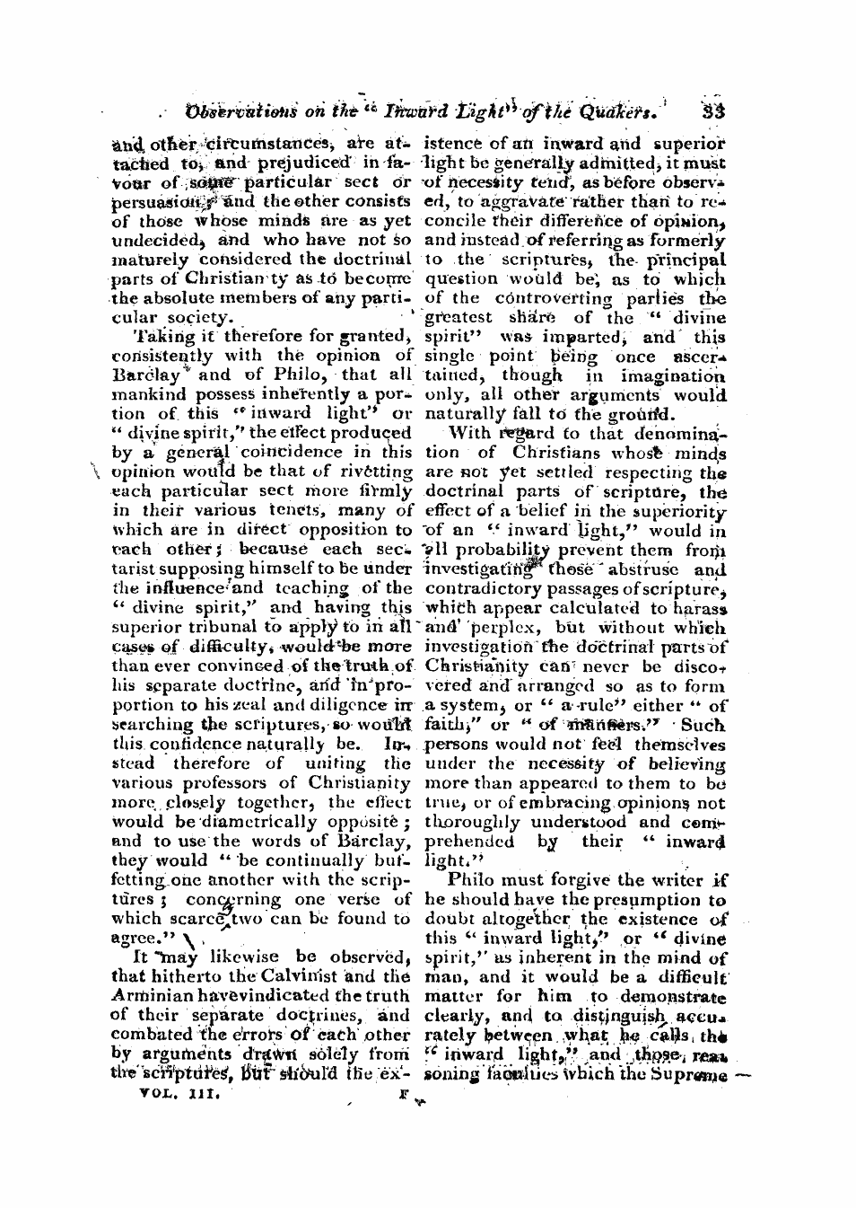 Monthly Repository (1806-1838) and Unitarian Chronicle (1832-1833): F Y, 1st edition - Untitled Article