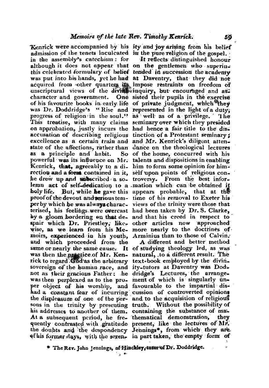 Monthly Repository (1806-1838) and Unitarian Chronicle (1832-1833): F Y, 1st edition - Untitled Article