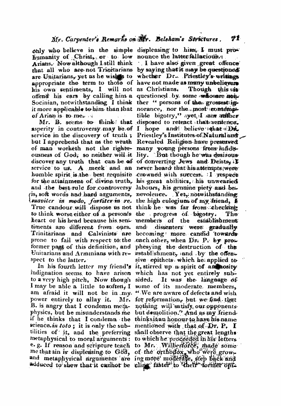 Monthly Repository (1806-1838) and Unitarian Chronicle (1832-1833): F Y, 1st edition: 15