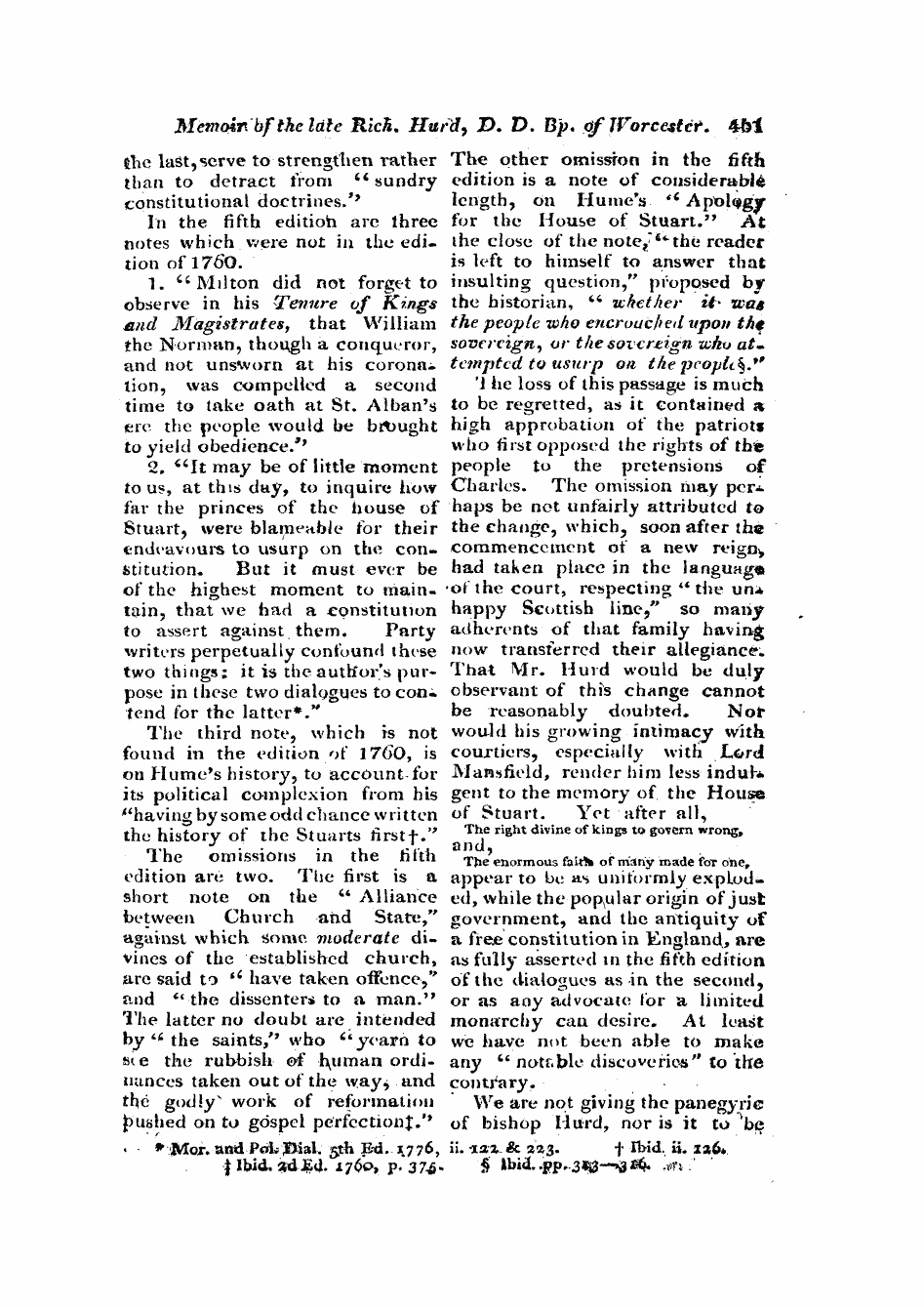 Monthly Repository (1806-1838) and Unitarian Chronicle (1832-1833): F Y, 1st edition: 5