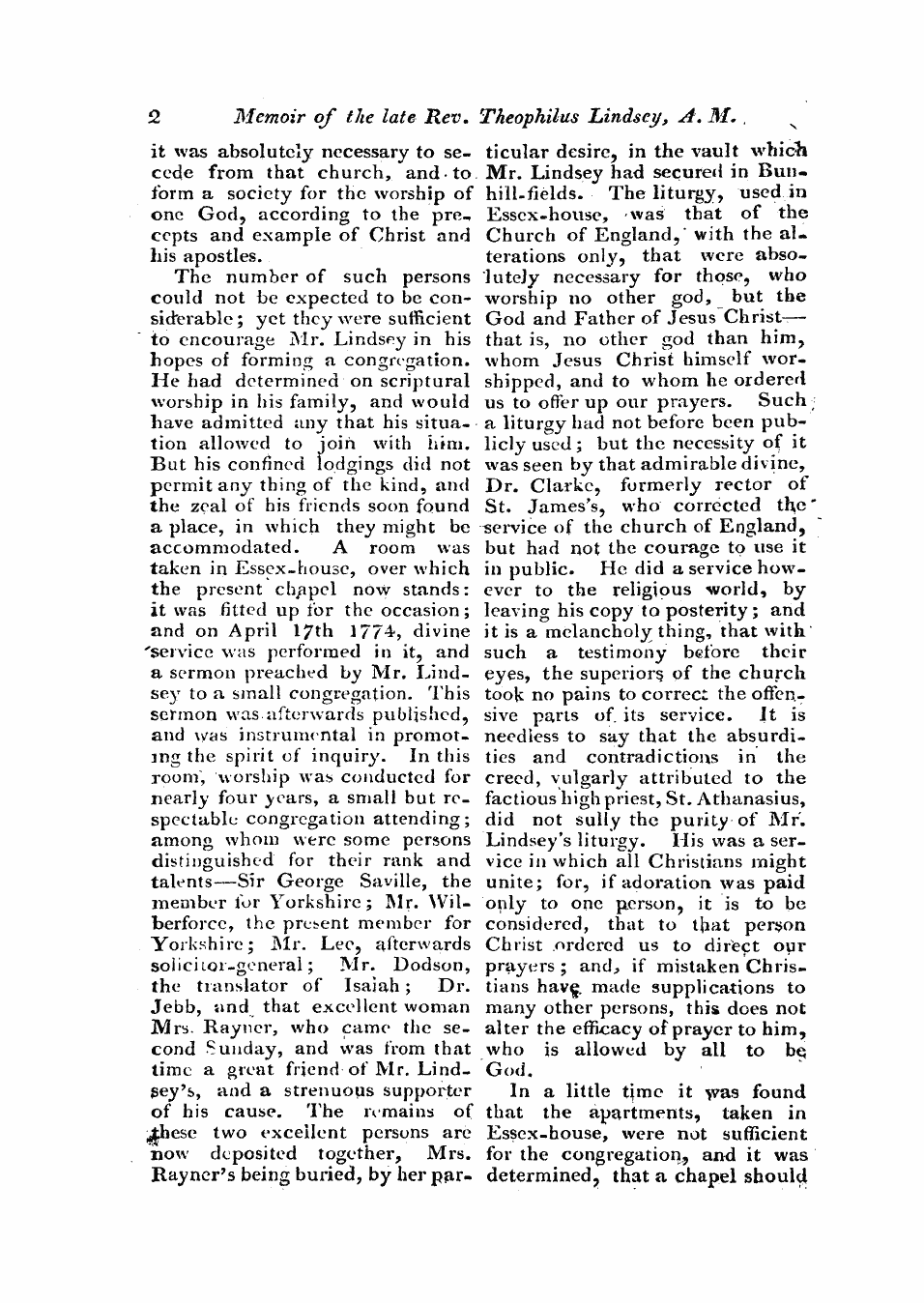 Monthly Repository (1806-1838) and Unitarian Chronicle (1832-1833): F Y, 1st edition - Untitled Article