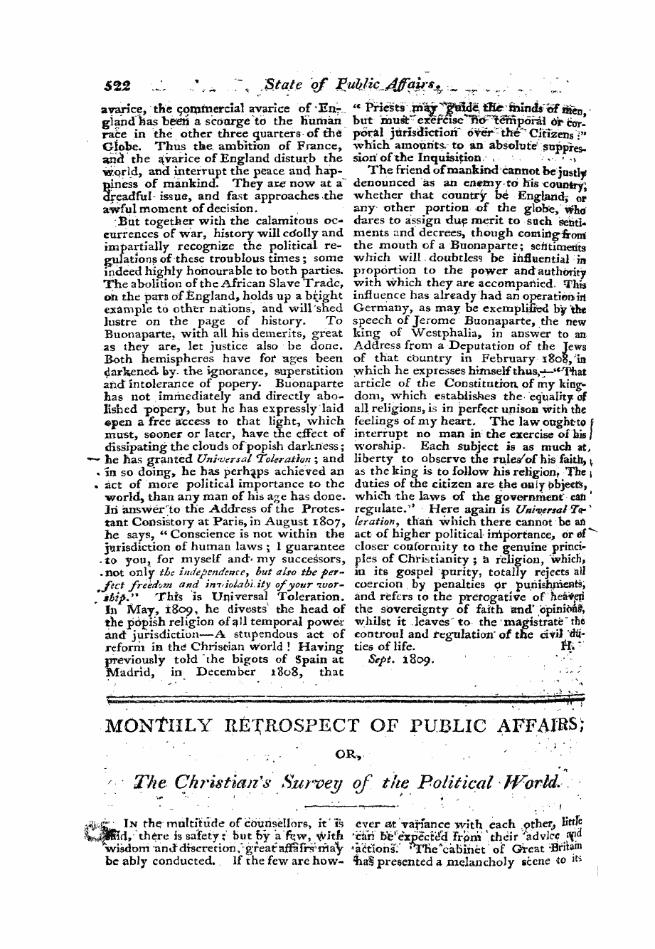 Monthly Repository (1806-1838) and Unitarian Chronicle (1832-1833): F Y, 1st edition - Untitled Article