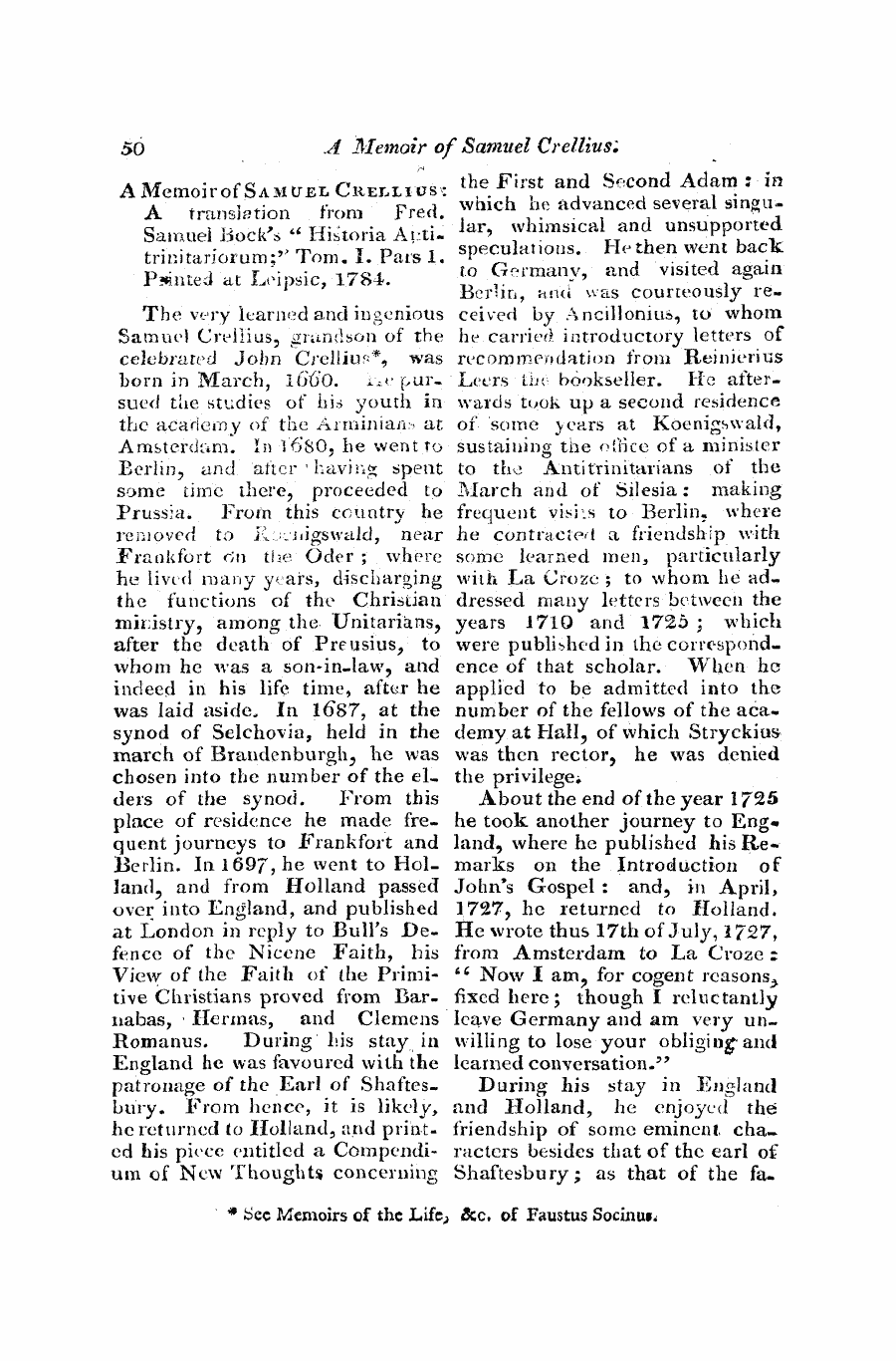 Monthly Repository (1806-1838) and Unitarian Chronicle (1832-1833): F Y, 1st edition: 2