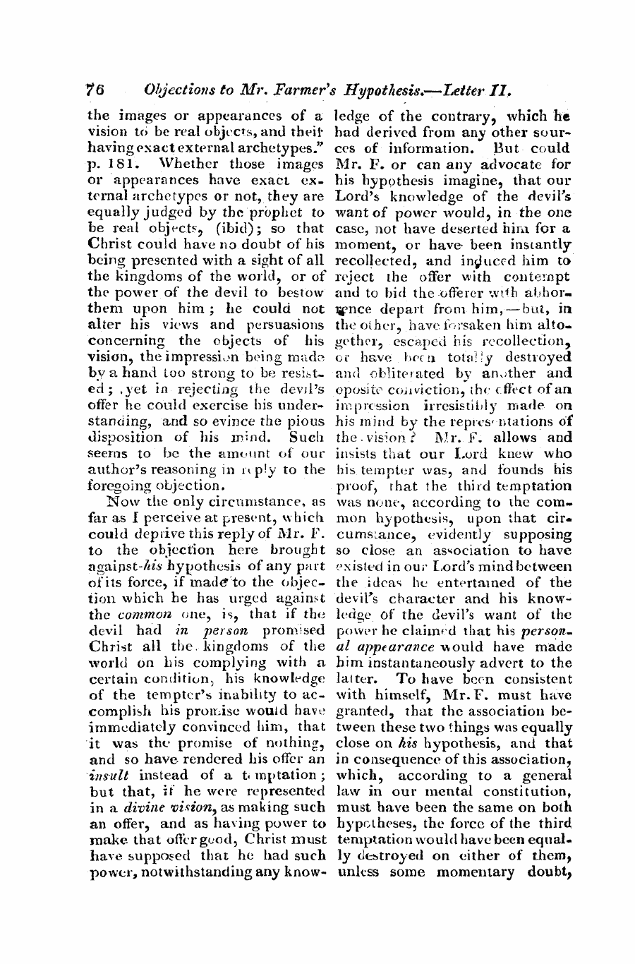 Monthly Repository (1806-1838) and Unitarian Chronicle (1832-1833): F Y, 1st edition - Untitled Article