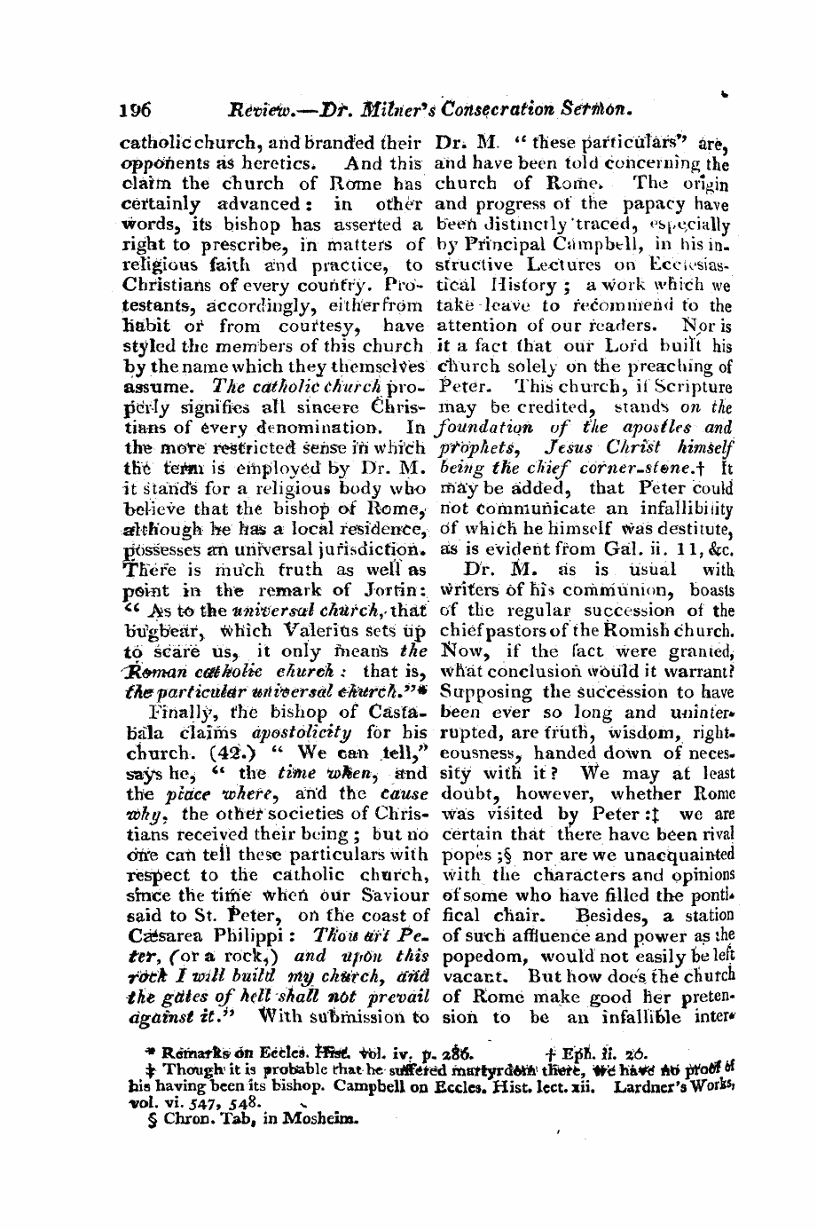 Monthly Repository (1806-1838) and Unitarian Chronicle (1832-1833): F Y, 1st edition - Untitled Article