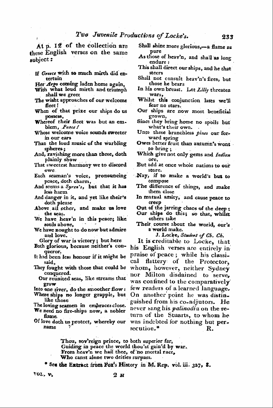 Monthly Repository (1806-1838) and Unitarian Chronicle (1832-1833): F Y, 1st edition - *Oz* V, 2 N