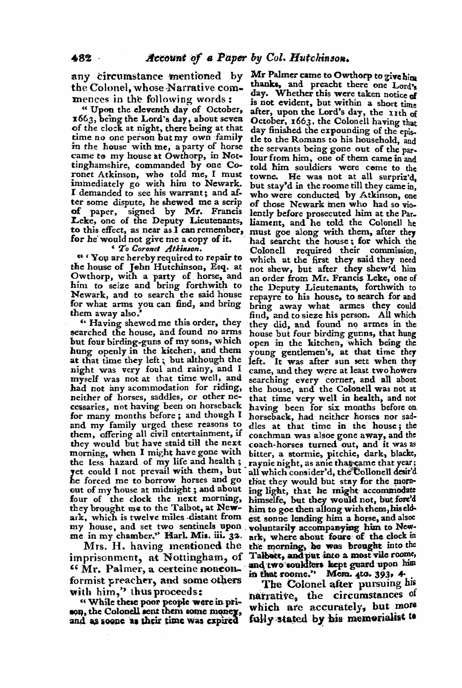 Monthly Repository (1806-1838) and Unitarian Chronicle (1832-1833): F Y, 1st edition - Untitled Article