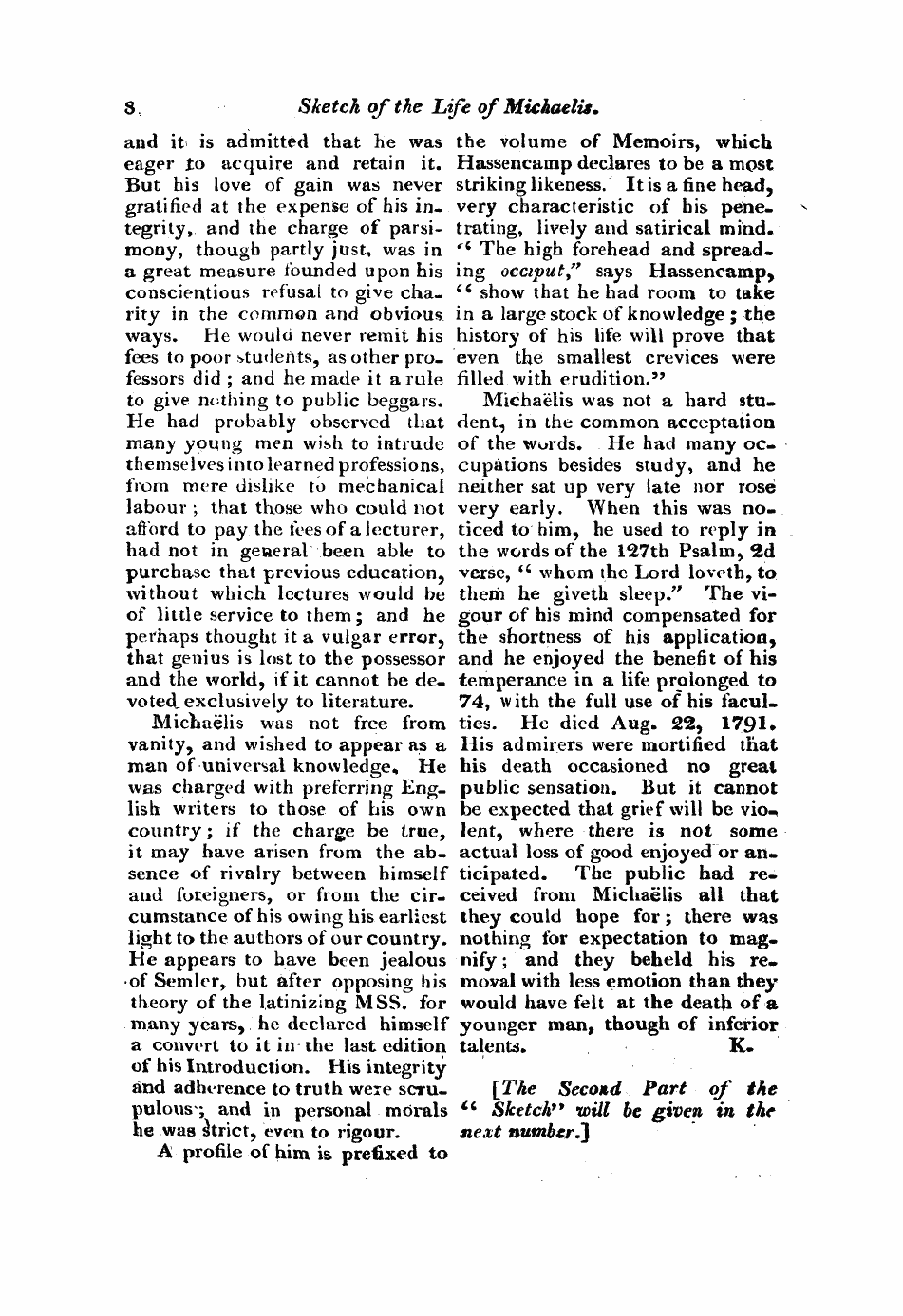 Monthly Repository (1806-1838) and Unitarian Chronicle (1832-1833): F Y, 1st edition: 8