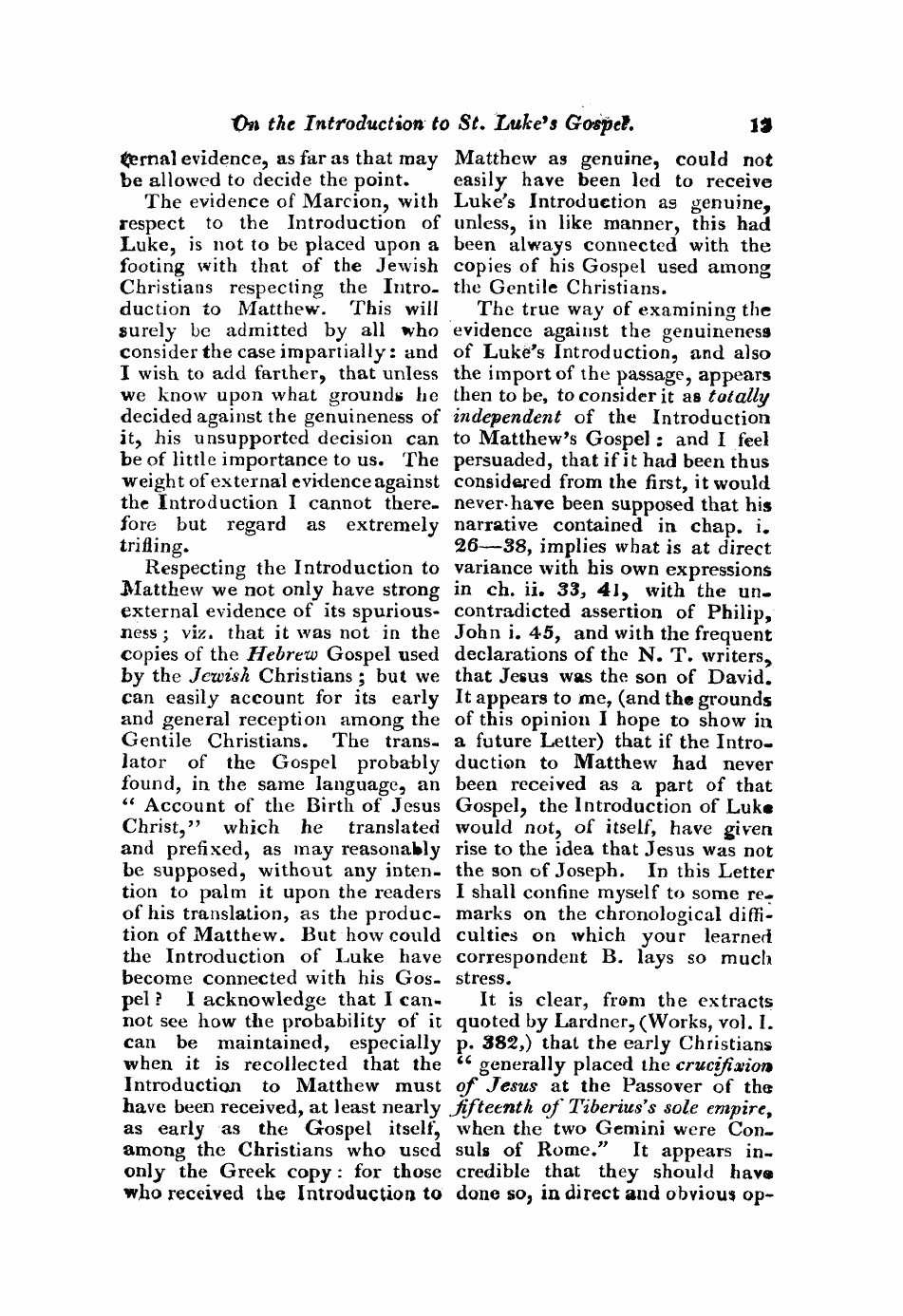 Monthly Repository (1806-1838) and Unitarian Chronicle (1832-1833): F Y, 1st edition: 13