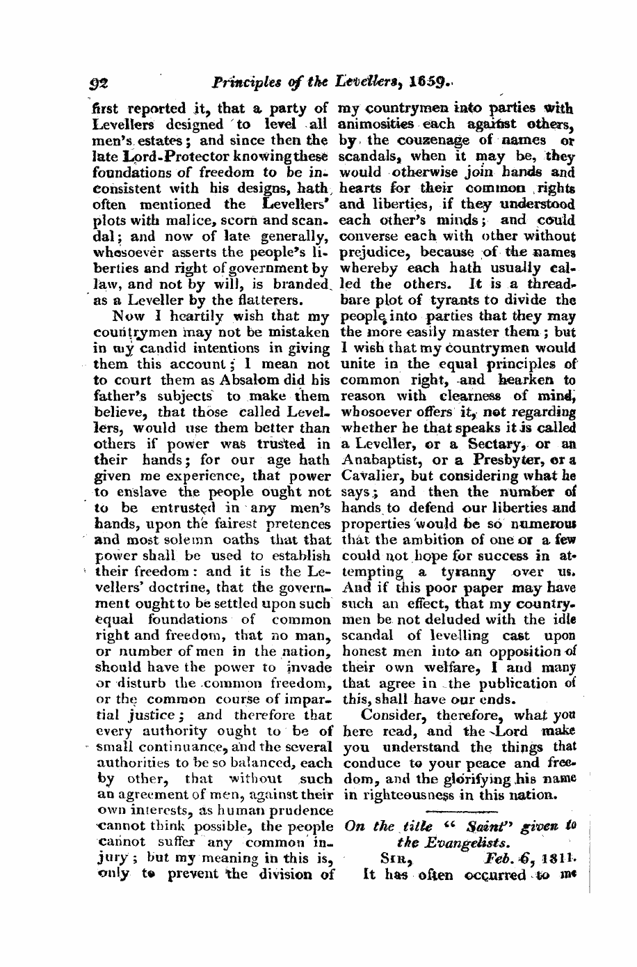 Monthly Repository (1806-1838) and Unitarian Chronicle (1832-1833): F Y, 1st edition - Untitled Article