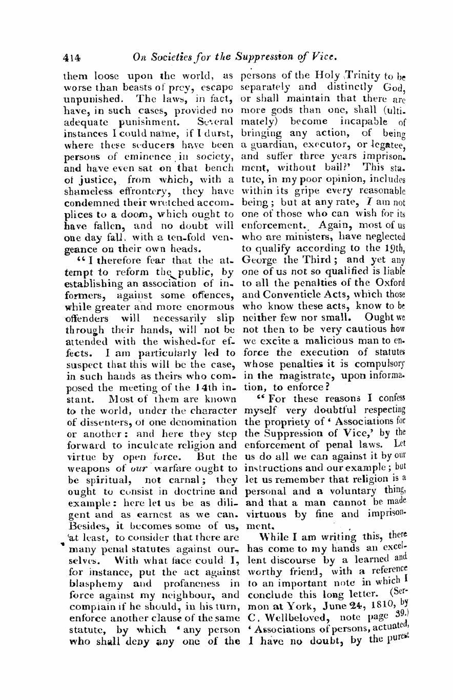 Monthly Repository (1806-1838) and Unitarian Chronicle (1832-1833): F Y, 1st edition - Untitled Article