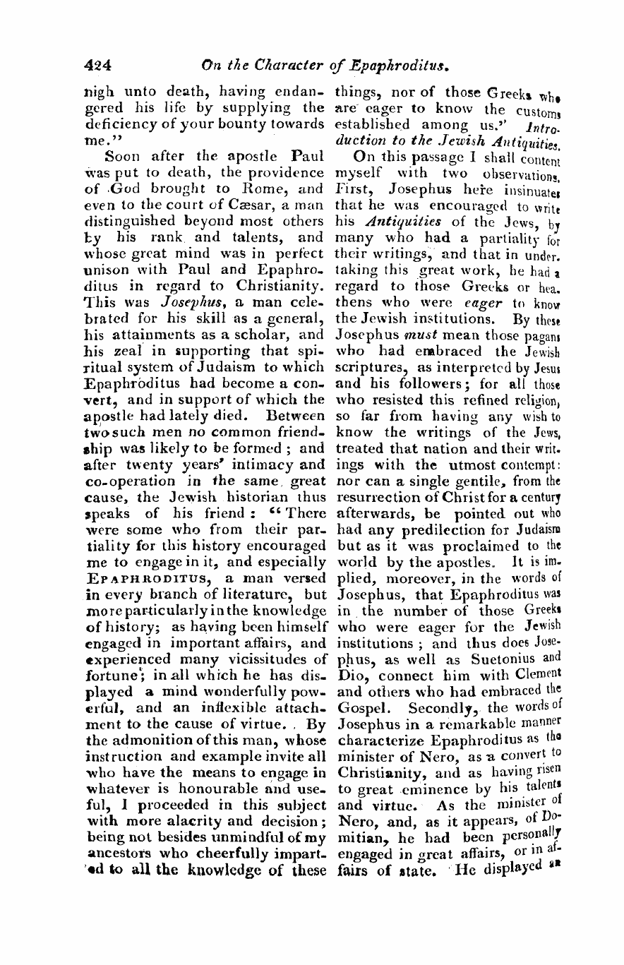 Monthly Repository (1806-1838) and Unitarian Chronicle (1832-1833): F Y, 1st edition - Untitled Article