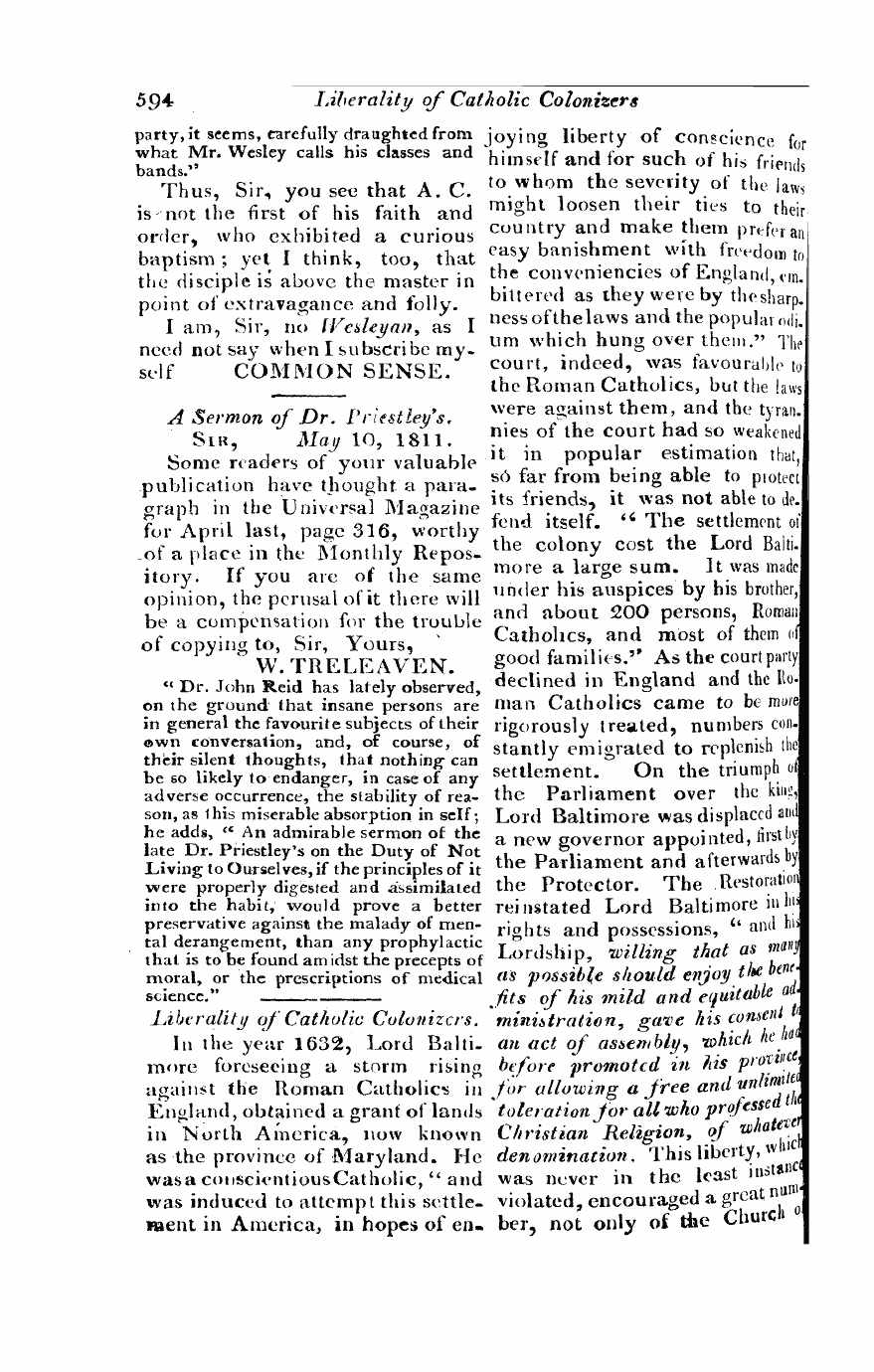 Monthly Repository (1806-1838) and Unitarian Chronicle (1832-1833): F Y, 1st edition - Untitled Article