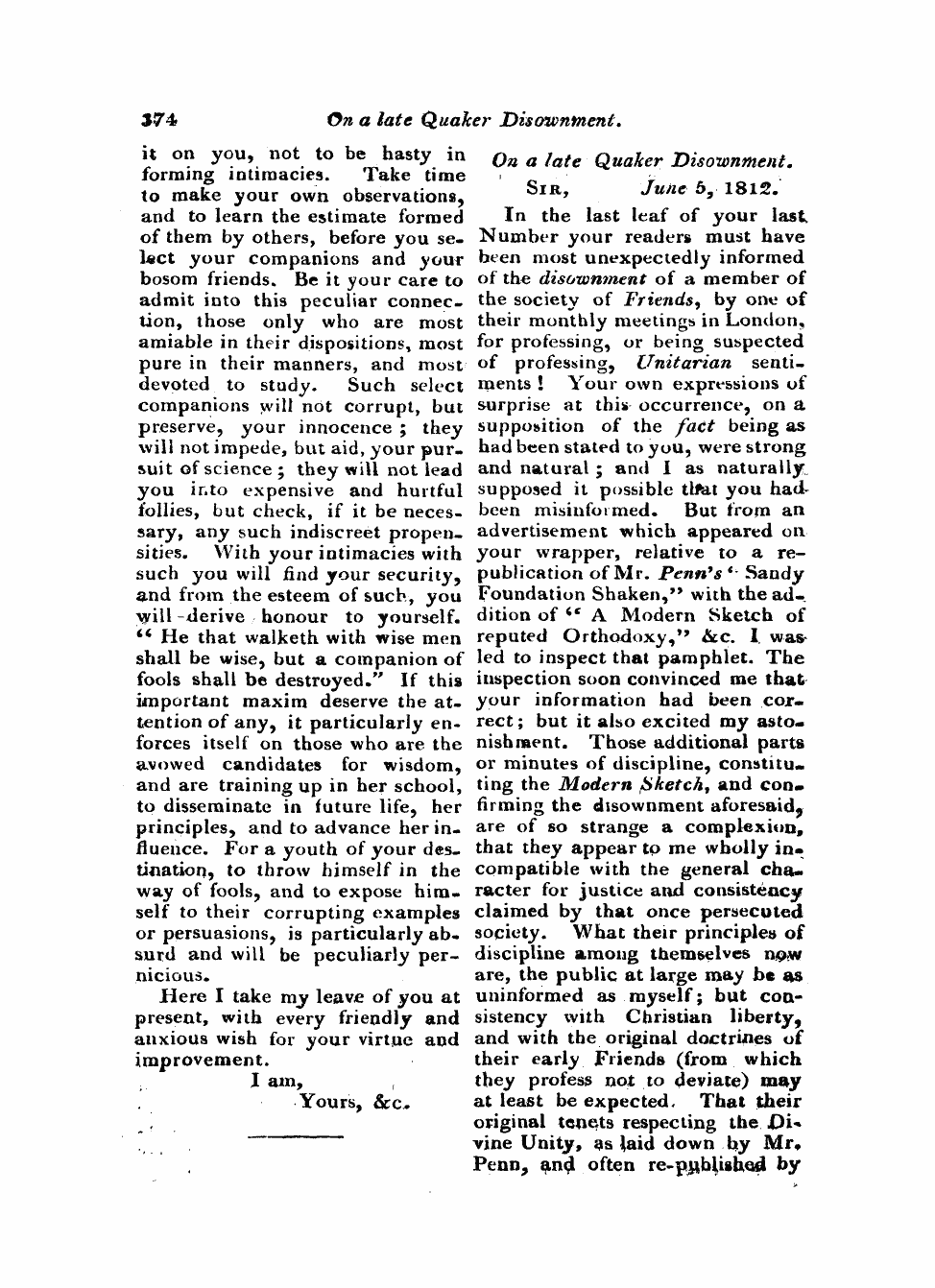 Monthly Repository (1806-1838) and Unitarian Chronicle (1832-1833): F Y, 1st edition: 30