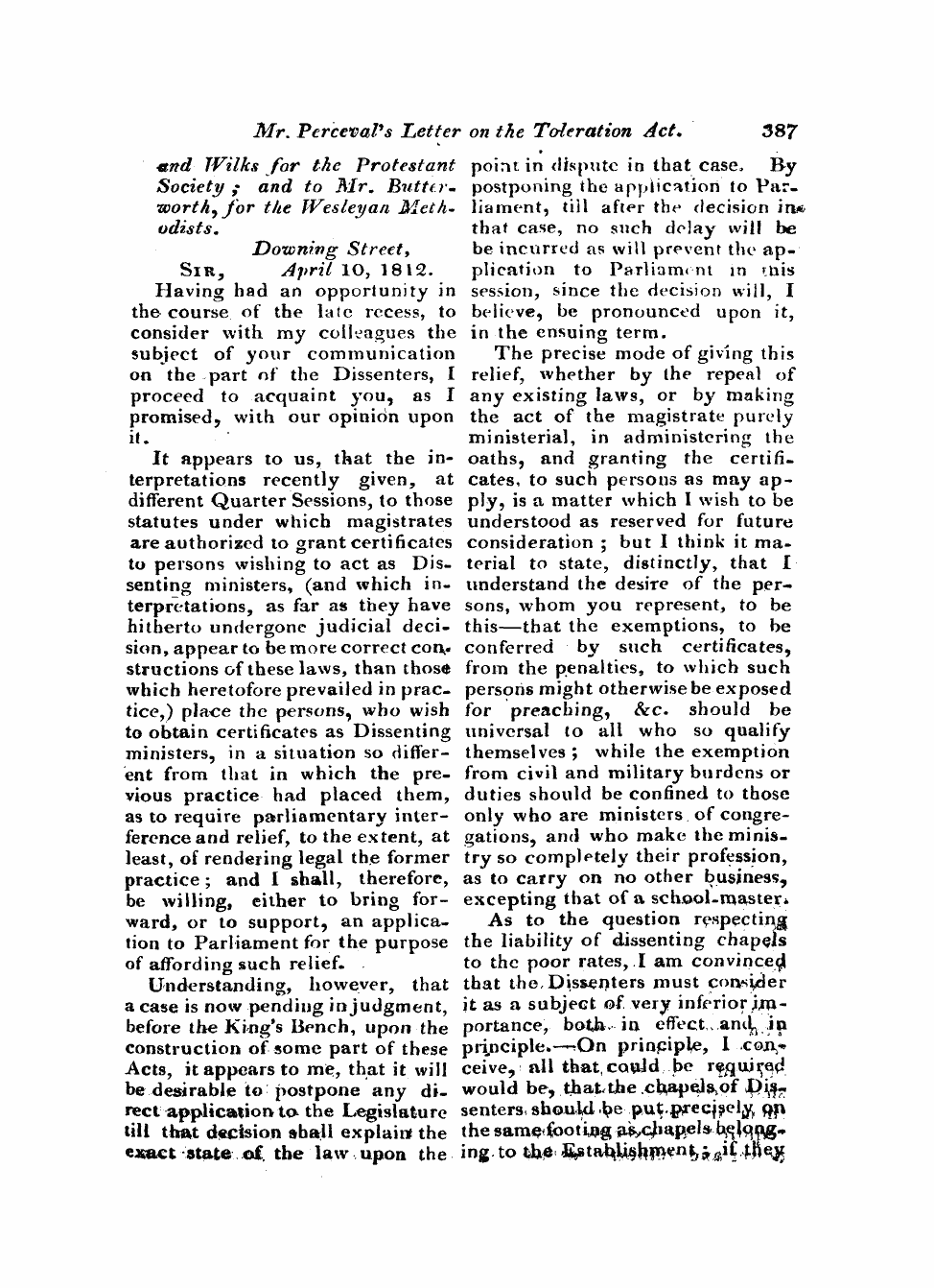 Monthly Repository (1806-1838) and Unitarian Chronicle (1832-1833): F Y, 1st edition: 43