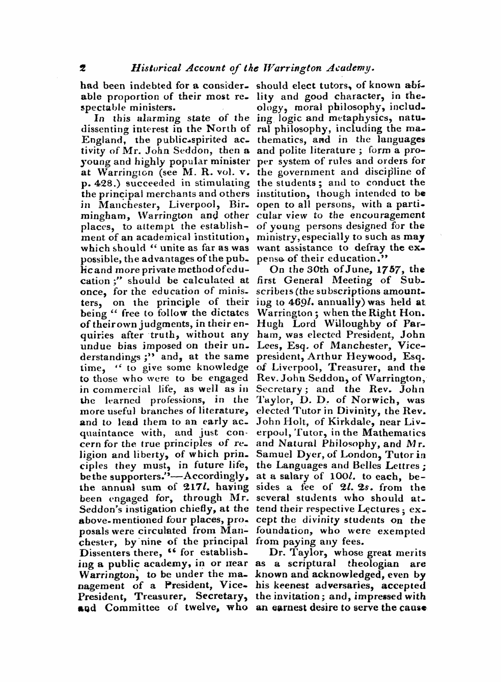 Monthly Repository (1806-1838) and Unitarian Chronicle (1832-1833): F Y, 1st edition - Untitled Article