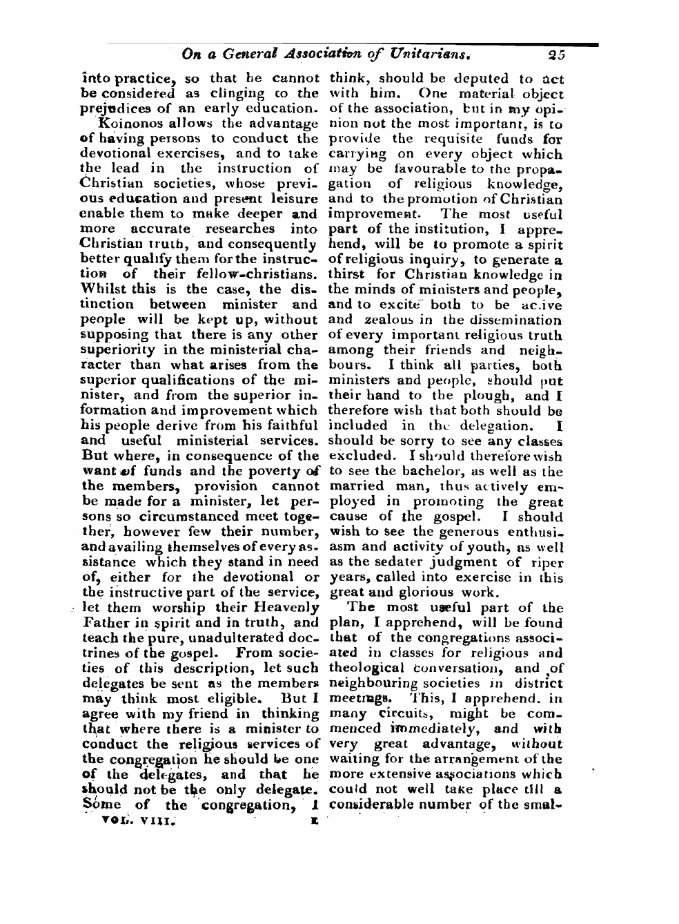 Monthly Repository (1806-1838) and Unitarian Chronicle (1832-1833): F Y, 1st edition: 25