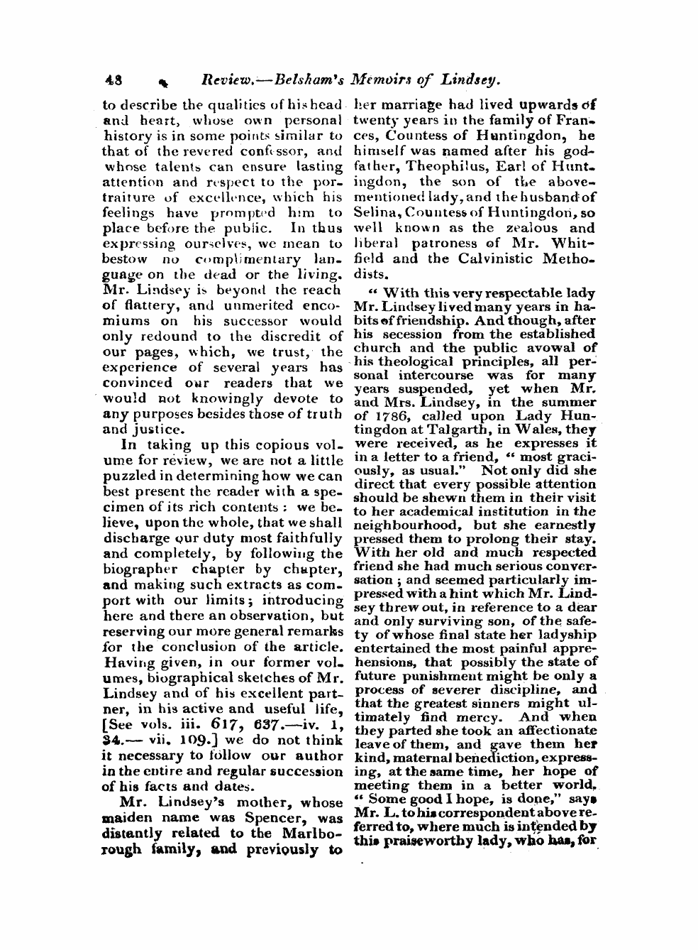 Monthly Repository (1806-1838) and Unitarian Chronicle (1832-1833): F Y, 1st edition - Untitled Article