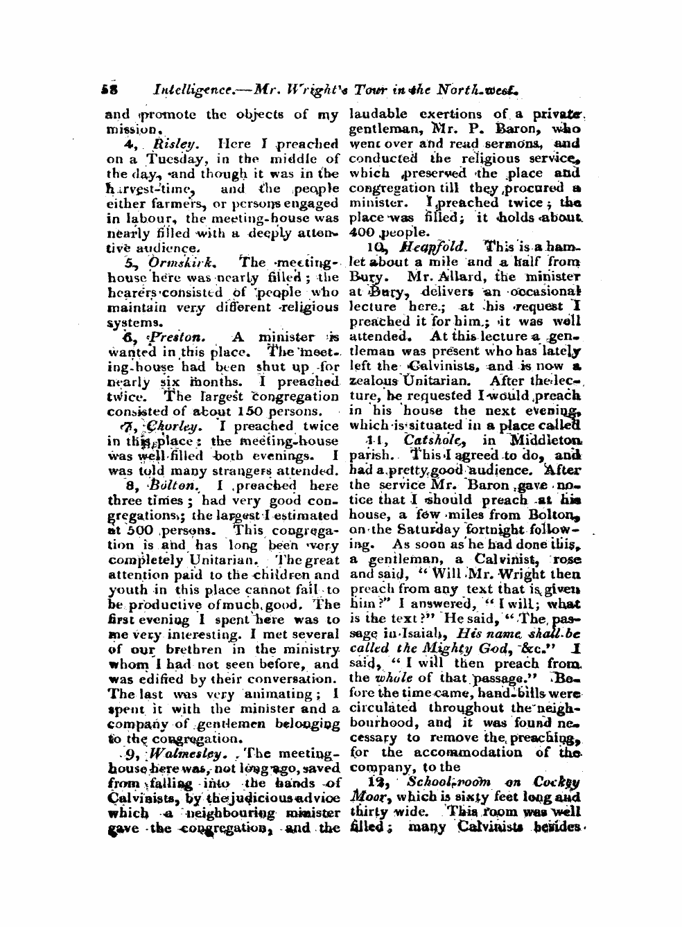 Monthly Repository (1806-1838) and Unitarian Chronicle (1832-1833): F Y, 1st edition - Untitled Article