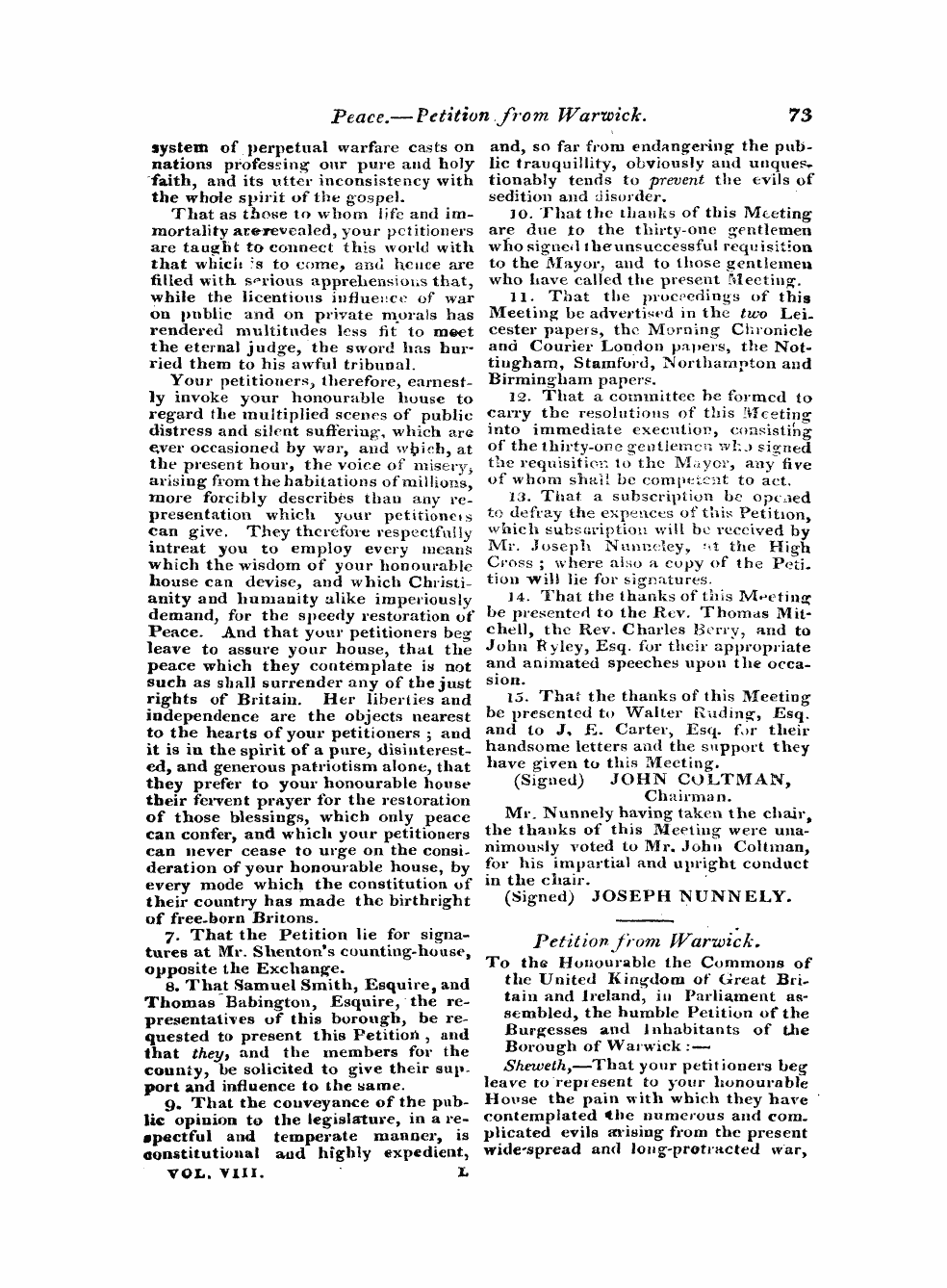 Monthly Repository (1806-1838) and Unitarian Chronicle (1832-1833): F Y, 1st edition - Untitled Article