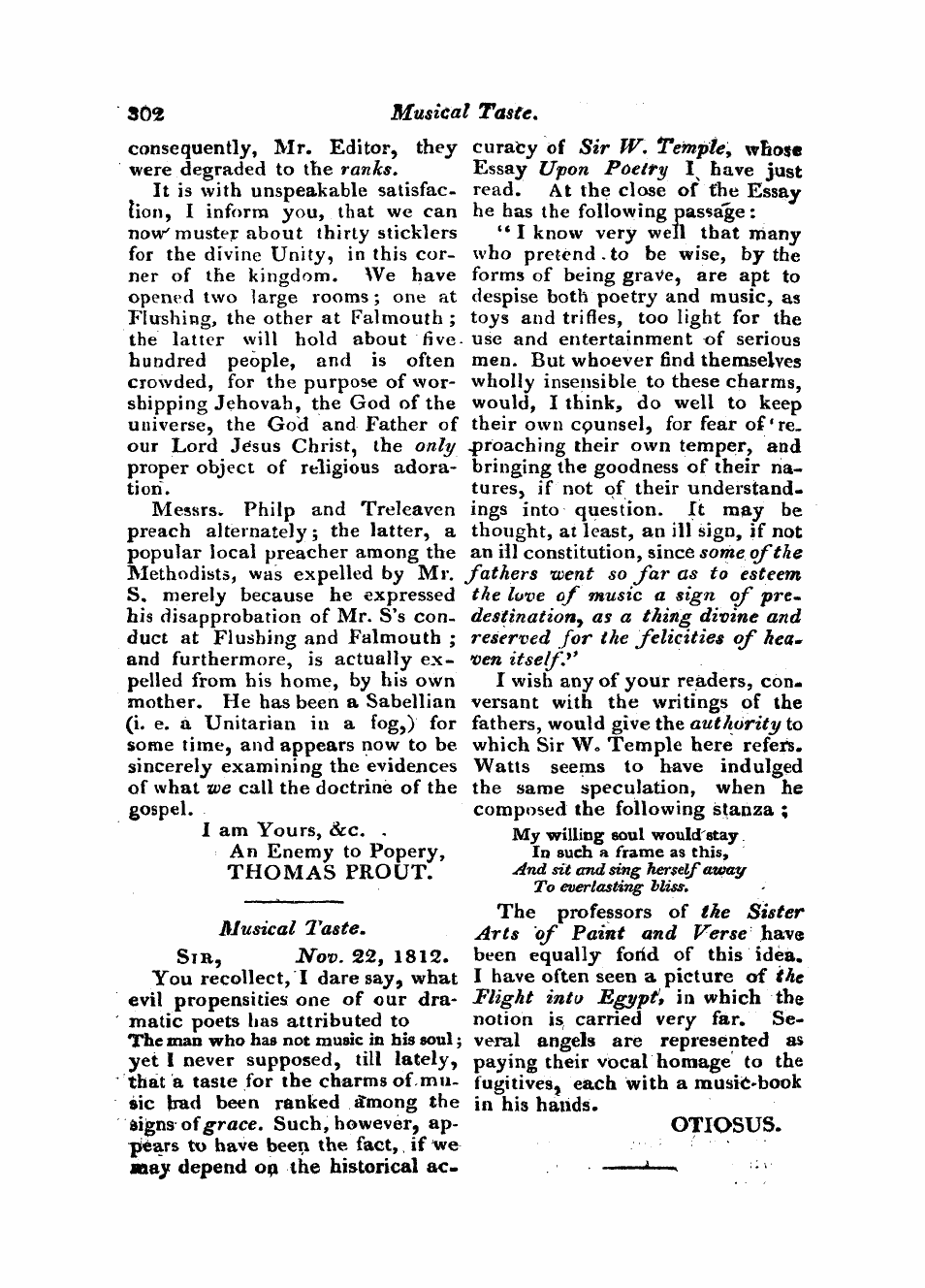 Monthly Repository (1806-1838) and Unitarian Chronicle (1832-1833): F Y, 1st edition - Untitled Article